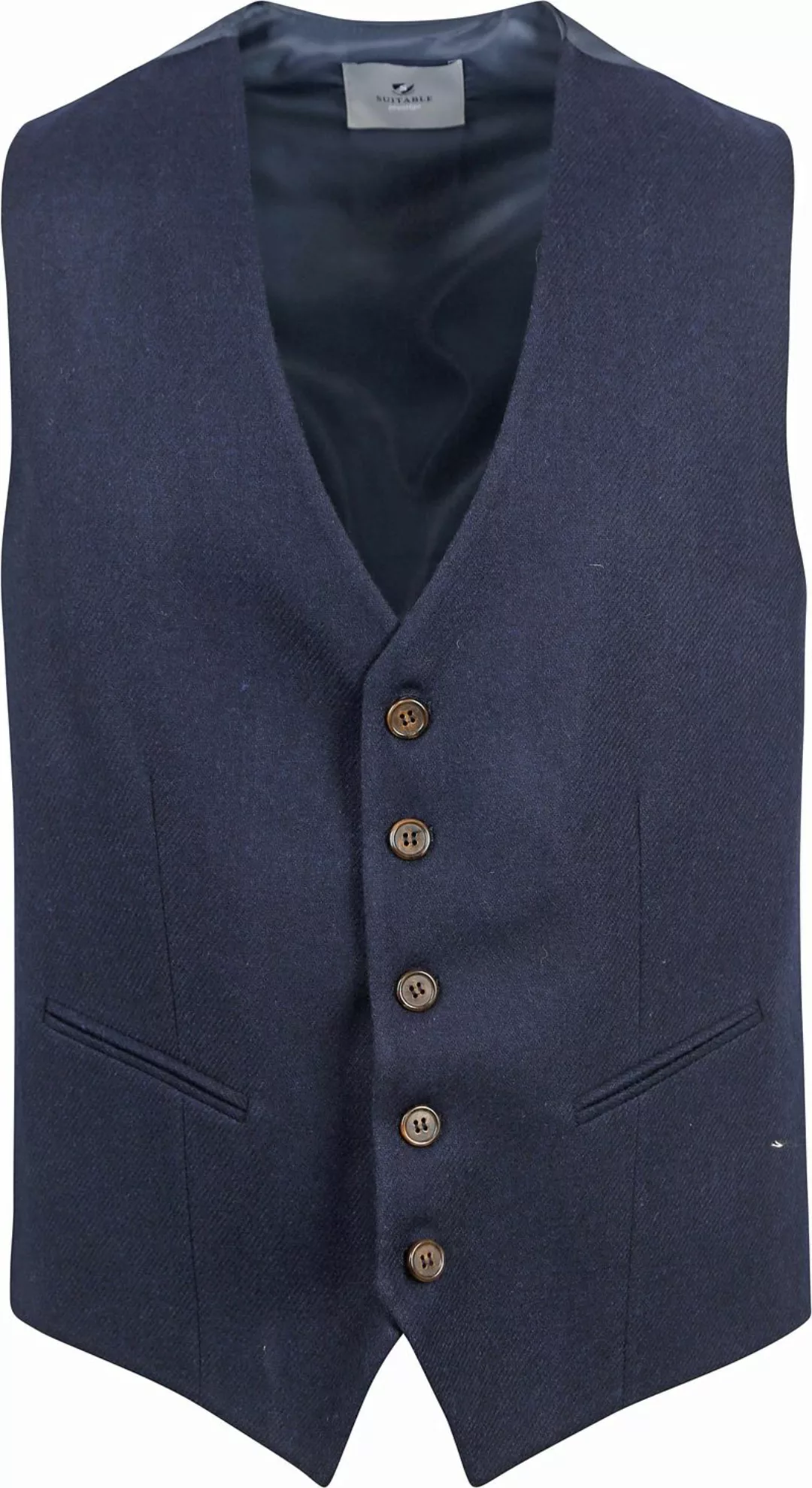 Suitable Weste Tweed Navy - Größe 52 günstig online kaufen