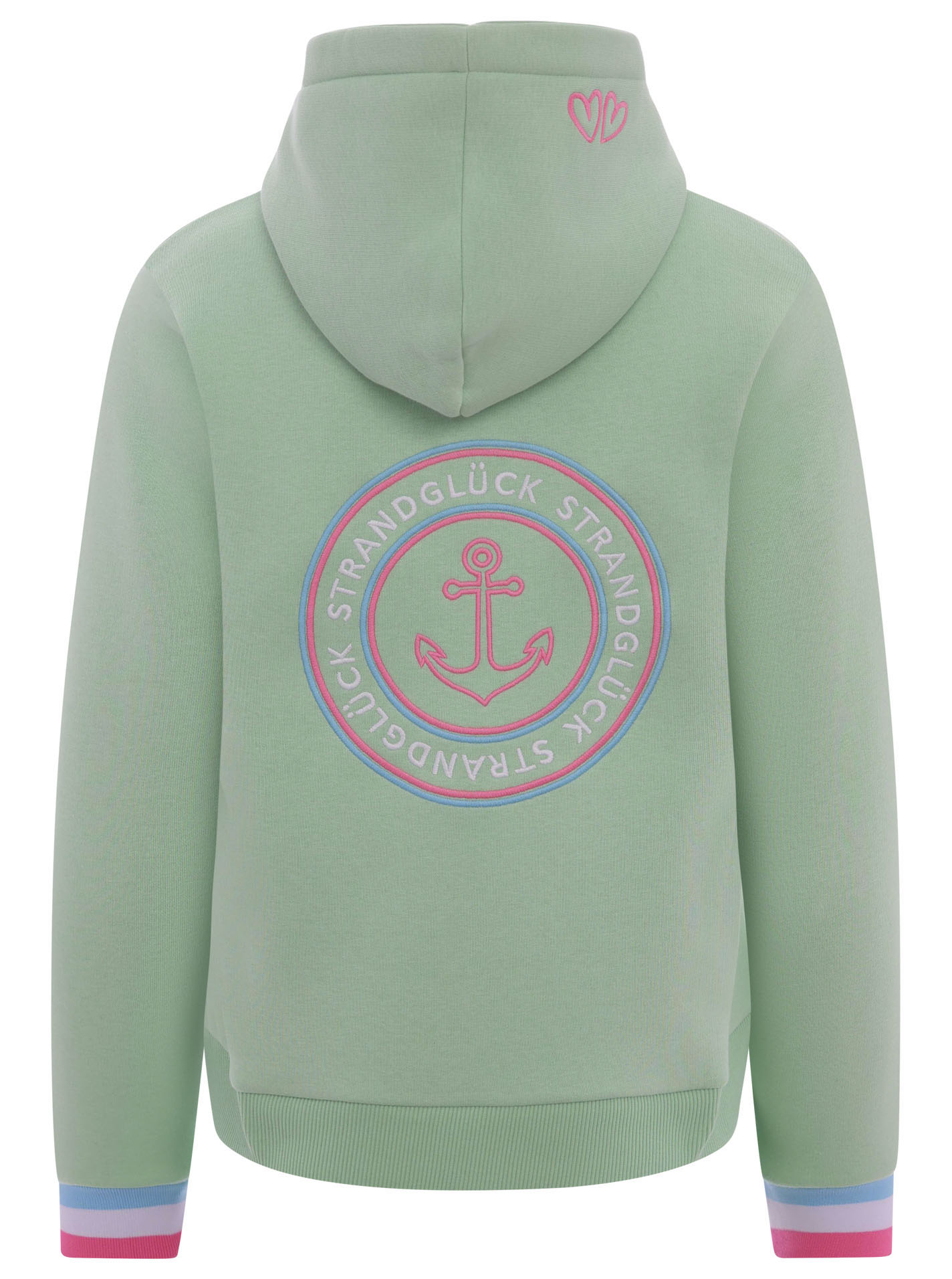 Zwillingsherz Kapuzensweatjacke, Regular-Fit, Kapuze, Langarm, Reißverschlu günstig online kaufen
