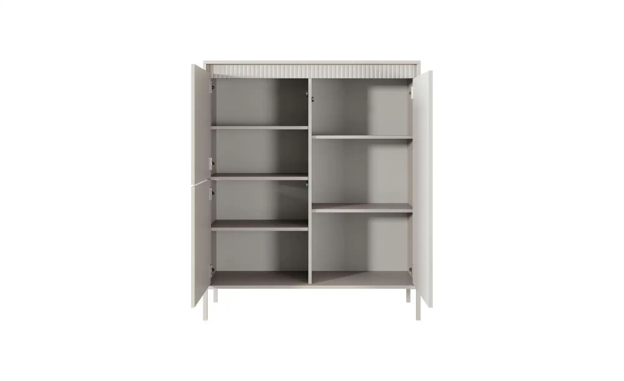 Highboard   ¦ beige ¦ Maße (cm): B: 103 H: 123 Kommoden & Sideboards > High günstig online kaufen