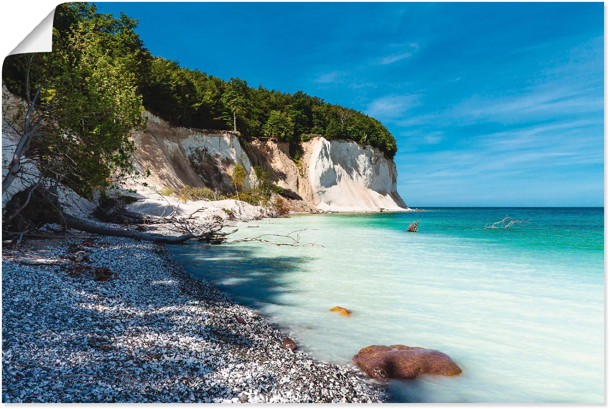 Artland Wandbild "Kreidefelsen auf der Insel Rügen III", Küste, (1 St.), al günstig online kaufen