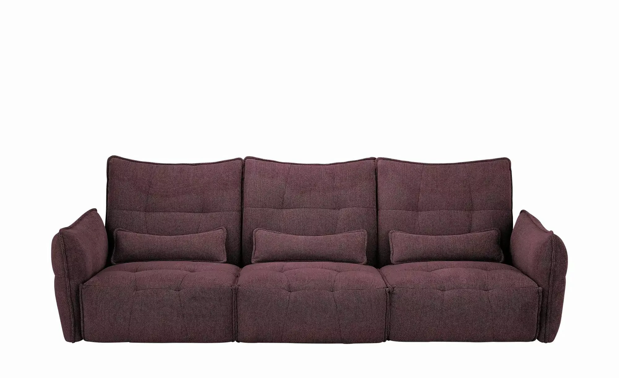 Sofa  3-Sitzer  Jeaneva ¦ rot ¦ Maße (cm): B: 320 H: 101 T: 114.0 Polstermö günstig online kaufen