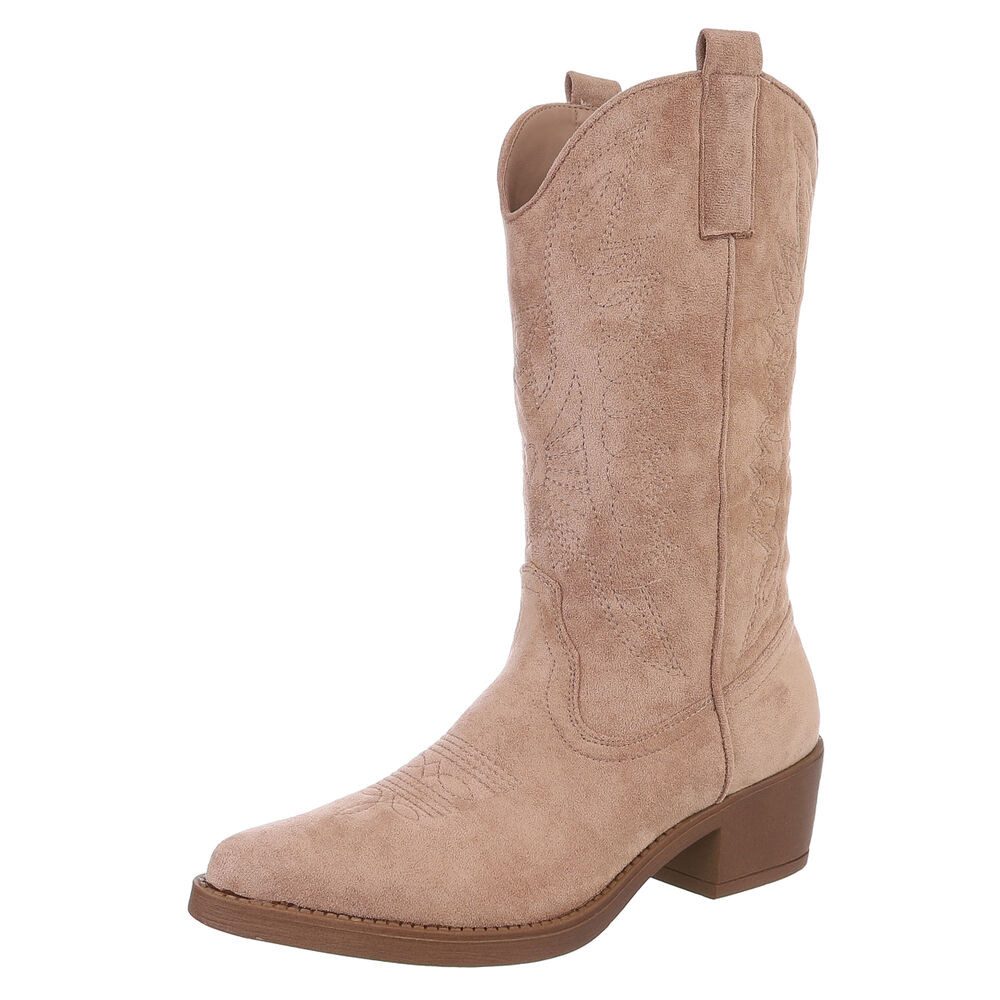 Ital-Design Moderner Western-Stiefel mit Stickerei für günstig online kaufen