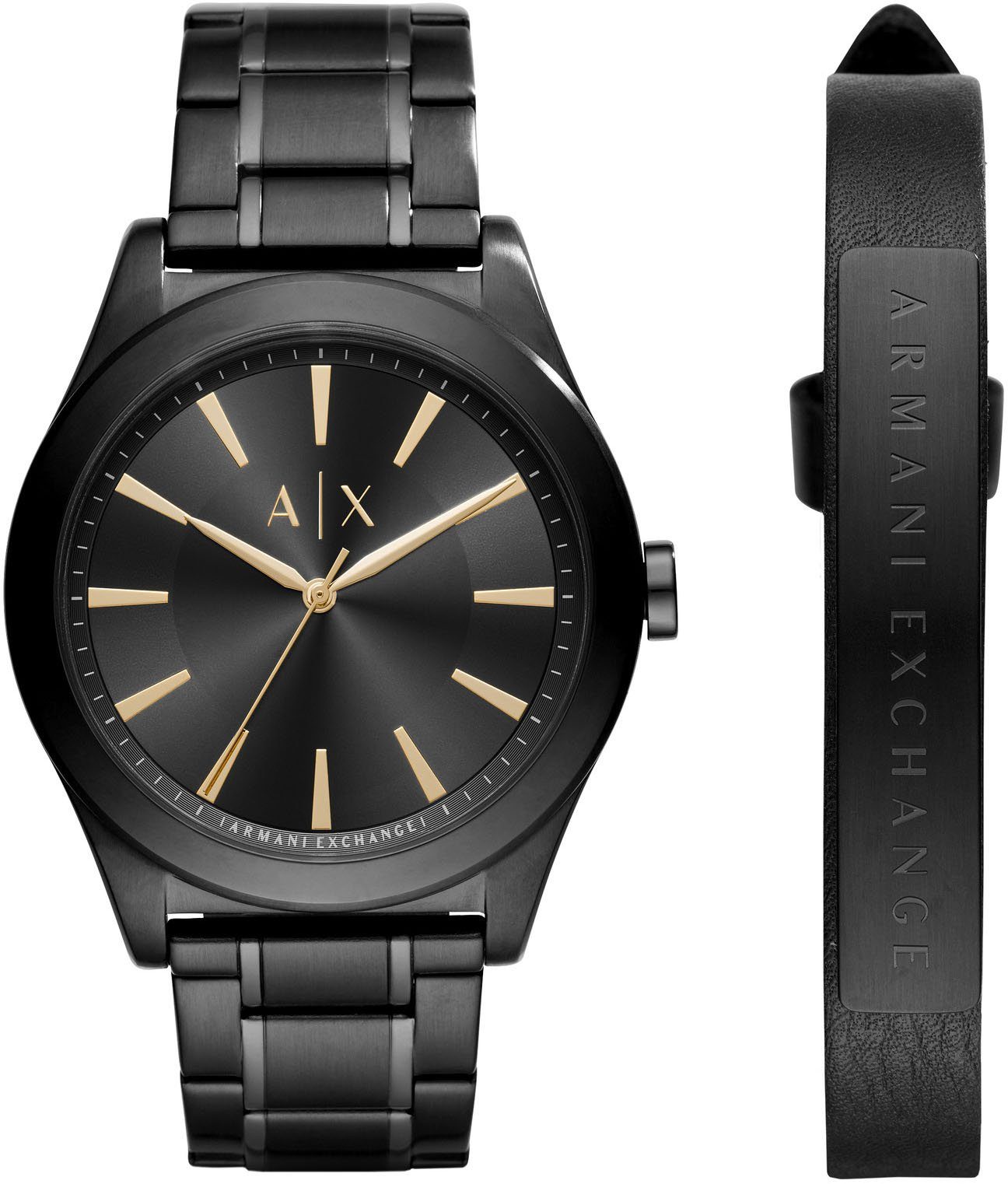 ARMANI EXCHANGE Quarzuhr AX7102, (Set, 2-tlg., günstig online kaufen