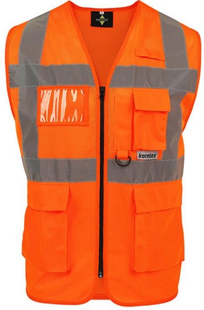 korntex Warnweste Multifunkitons-Warnweste Mesh Multifunction Vest günstig online kaufen