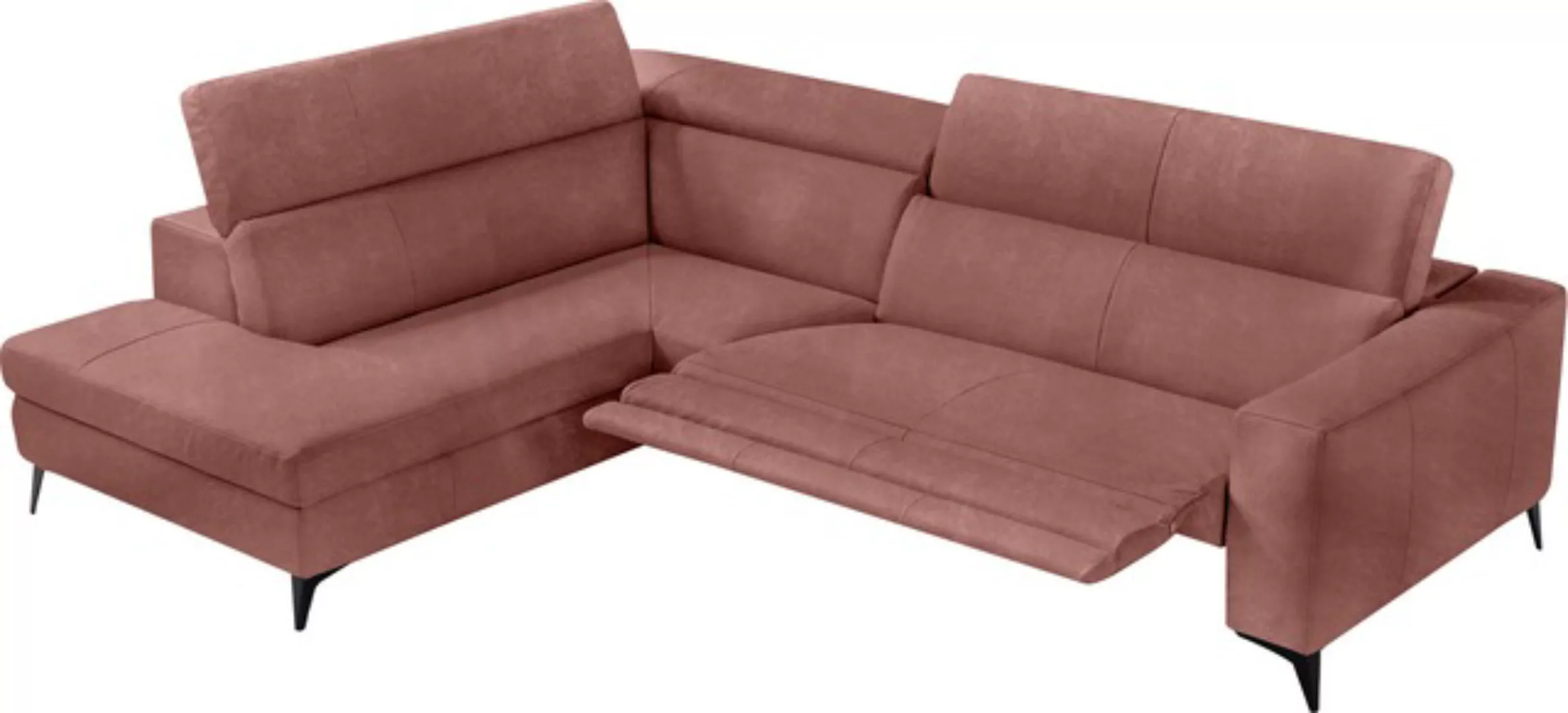 Egoitaliano Ecksofa "Edith, Designsofa mit hohem Sitzkomfort, L-Form", inkl günstig online kaufen