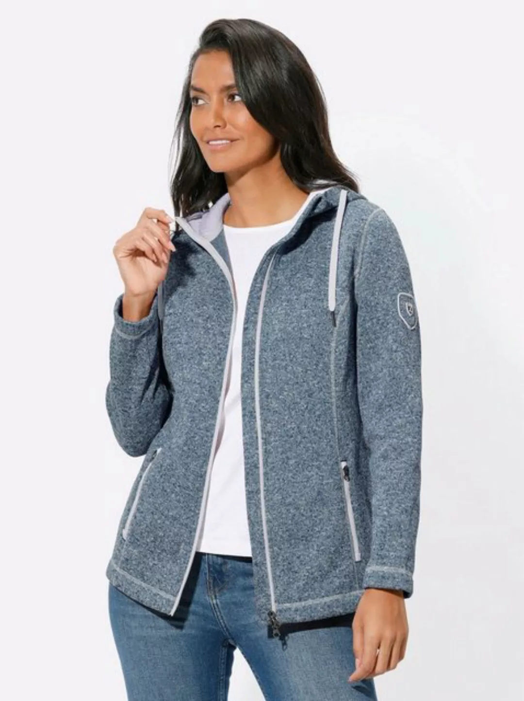 Witt Fleecejacke Strickfleece-Jacke günstig online kaufen