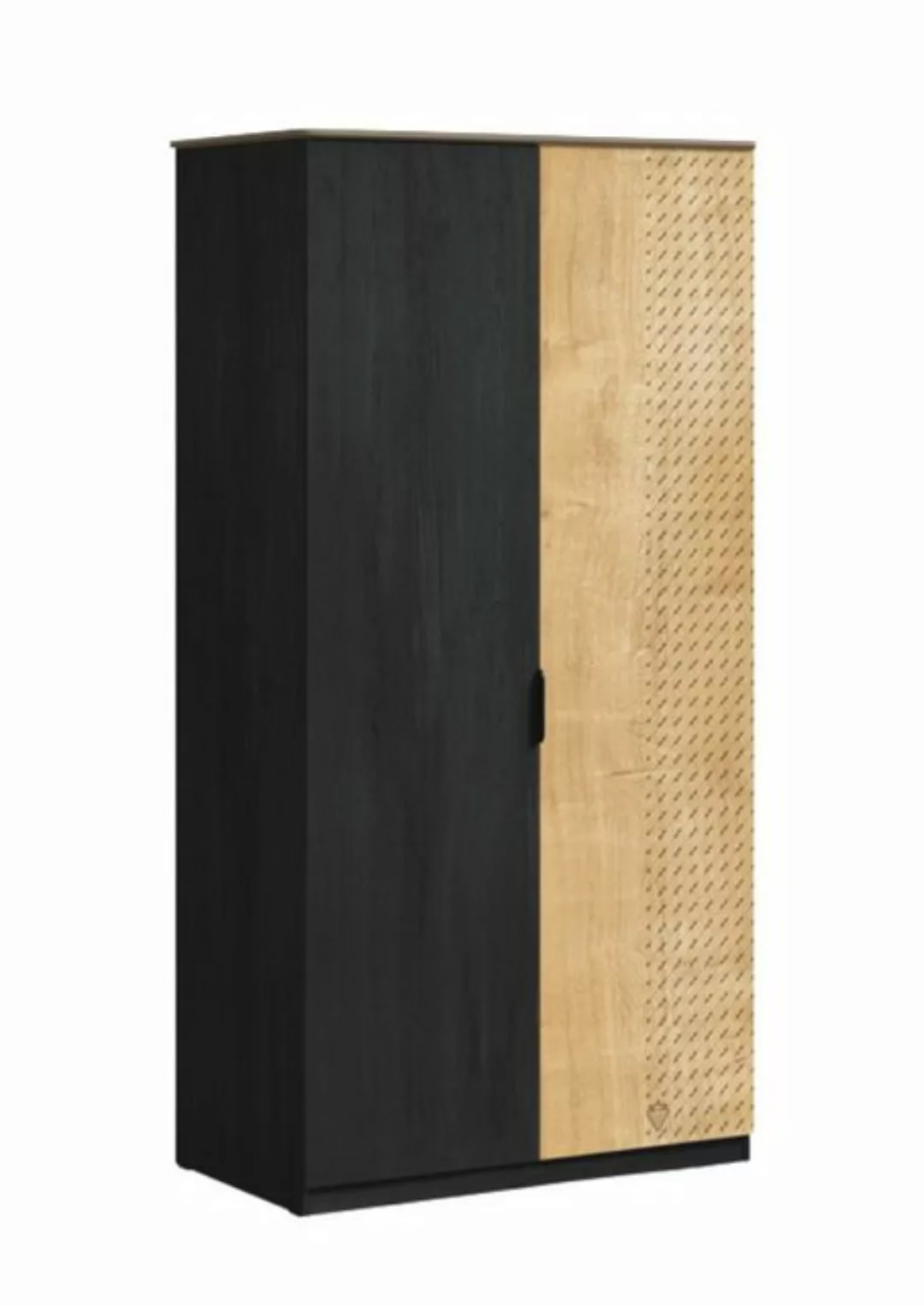 Cilek Kleiderschrank Work mit Aufdruck, Breite 122 cm, inkl. Belüftungsgitt günstig online kaufen
