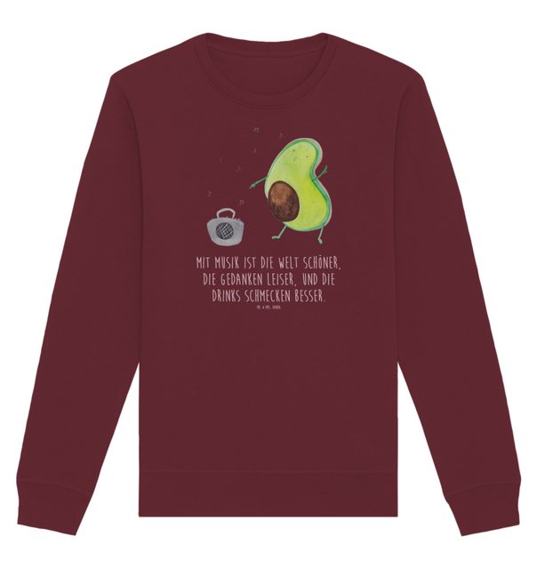 Mr. & Mrs. Panda Longpullover Größe M Avocado Tanzen - Burgundy - Geschenk, günstig online kaufen