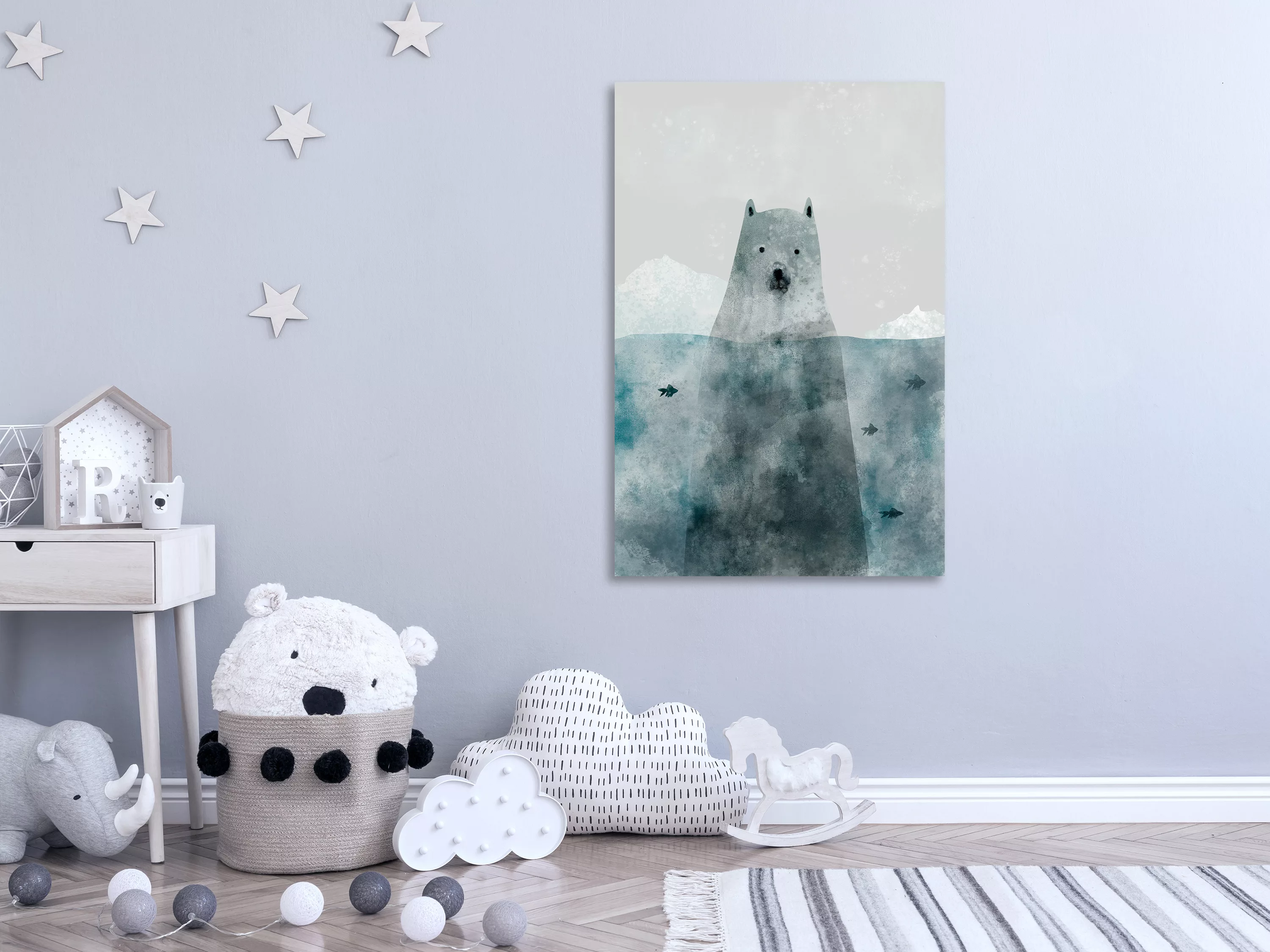 Wandbild - Polar Bear (1 Part) Vertical günstig online kaufen