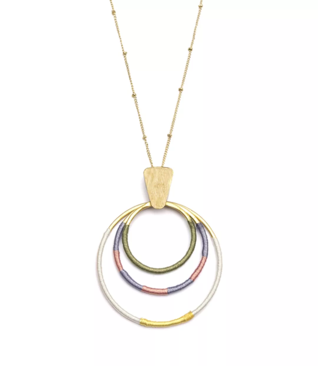 Halskette Kaia, Ringe 'Dawn', Gold-farben günstig online kaufen