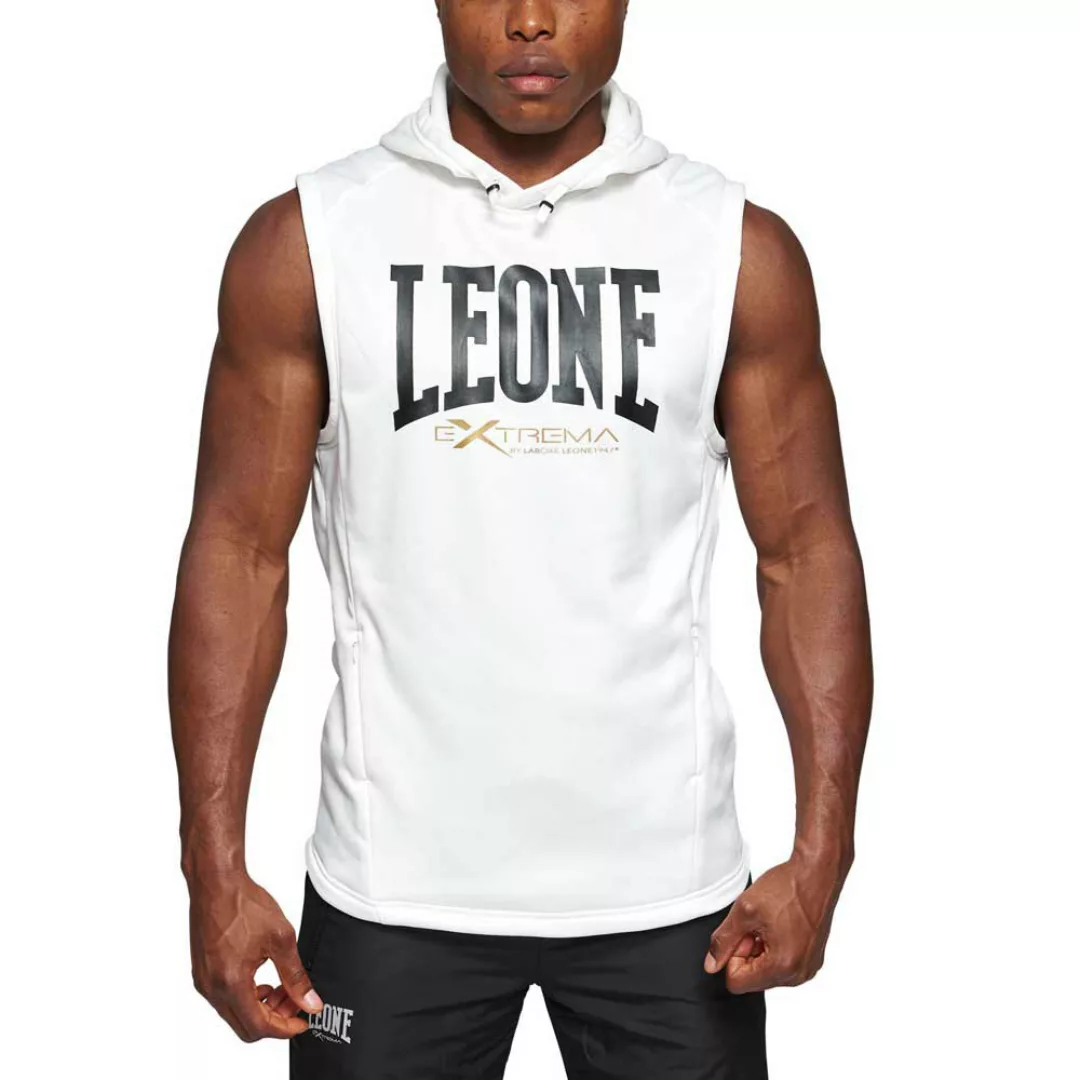 Leone1947 Logo Kapuzenpullover M White günstig online kaufen