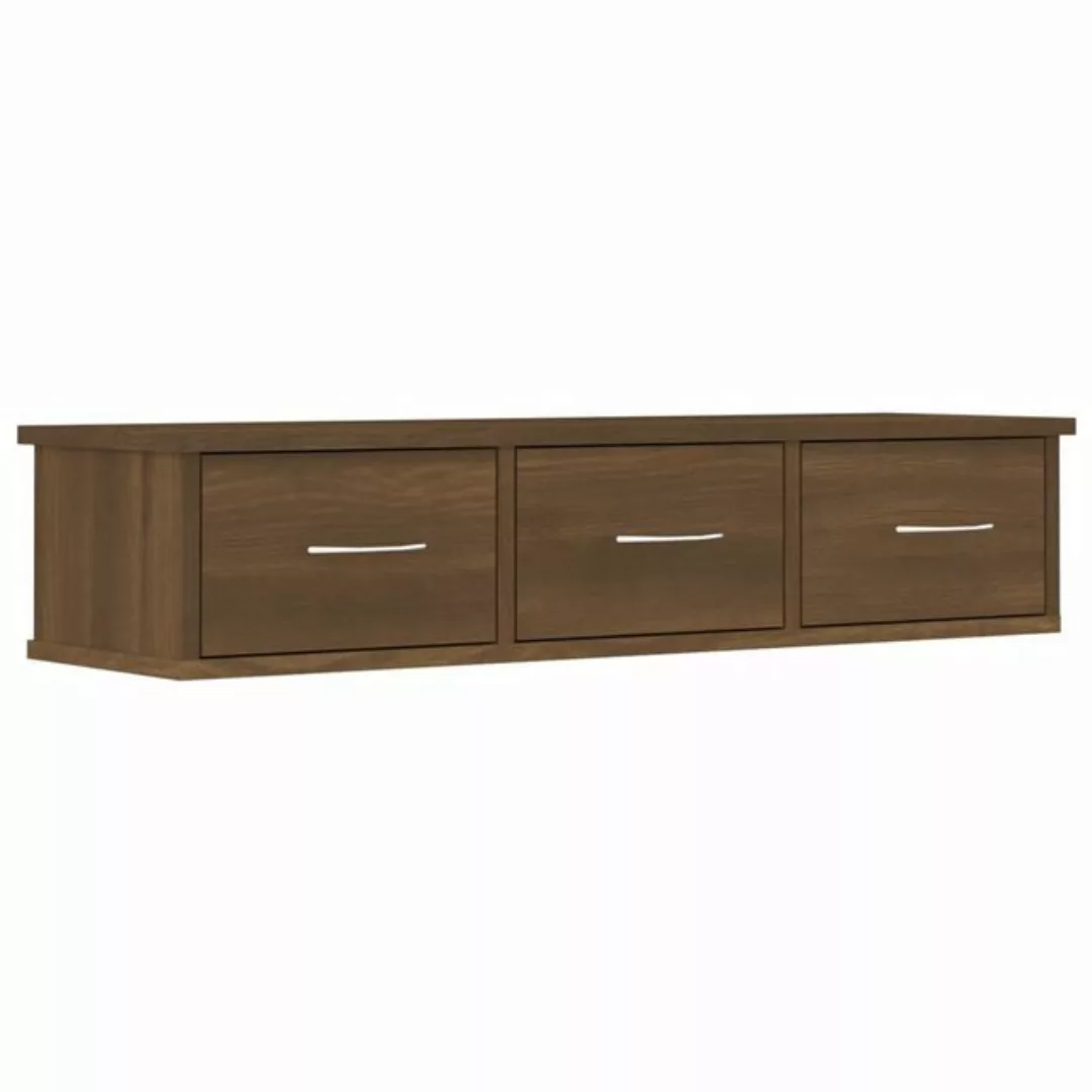 vidaXL TV-Schrank TV-Wandschrank Braun Eiche 88x26x18,5 cm Spanplatte günstig online kaufen