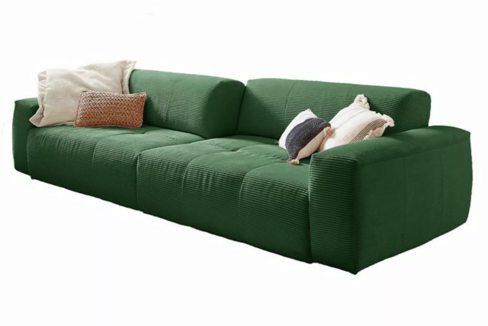 KAWOLA 3-Sitzer PALACE, Big Sofa Couch mit Sitztiefenverstellung Cord 298x1 günstig online kaufen