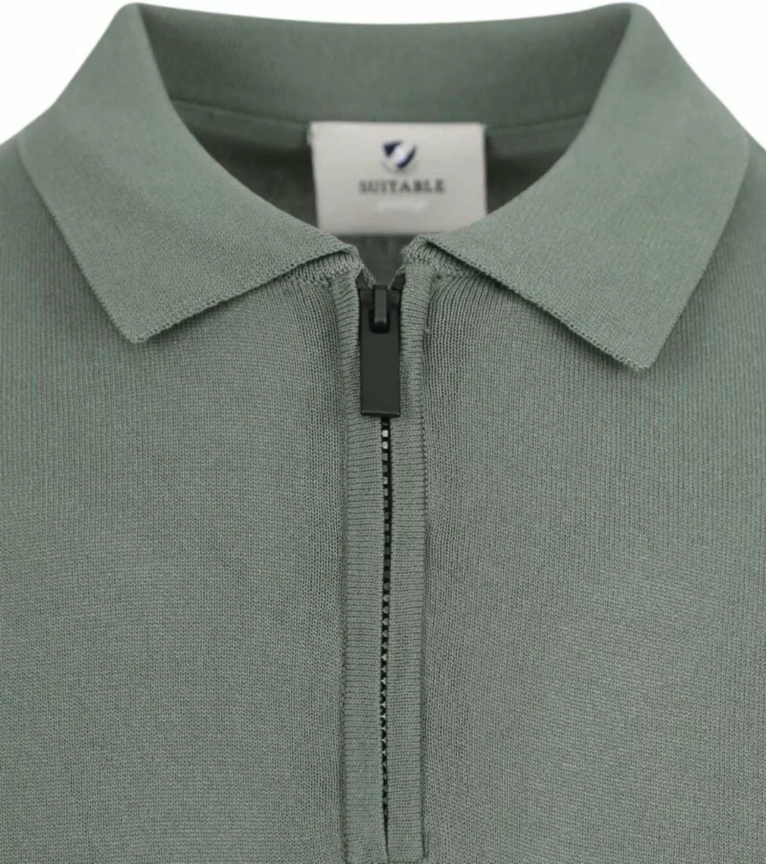 Suitable Cool Dry Knit Poloshirt Grün - Größe L günstig online kaufen