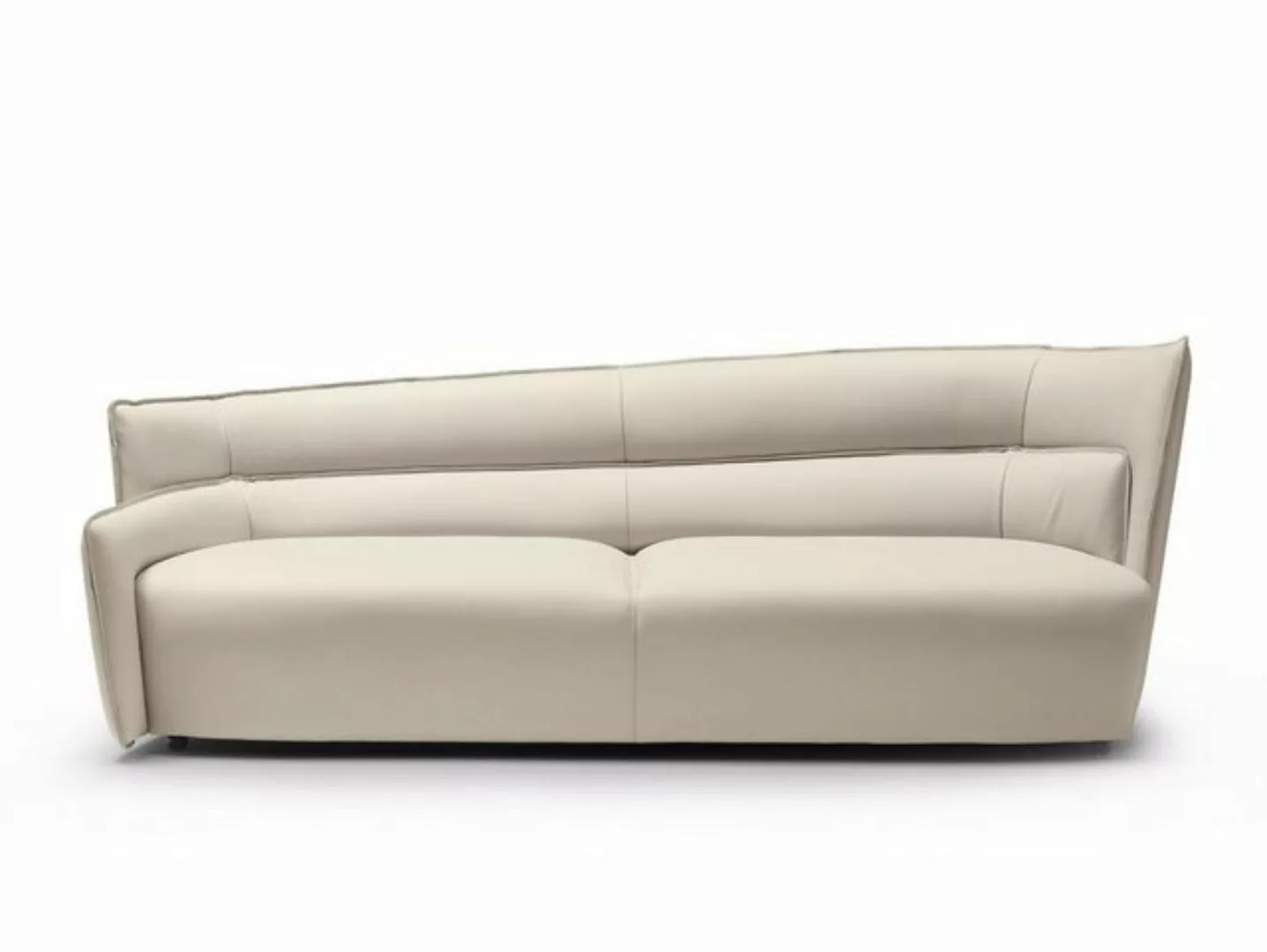 JVmoebel Sofa Sofa 3 Sitz Couch Leder Weiß Wohnzimmer möbel Sofas Couch günstig online kaufen