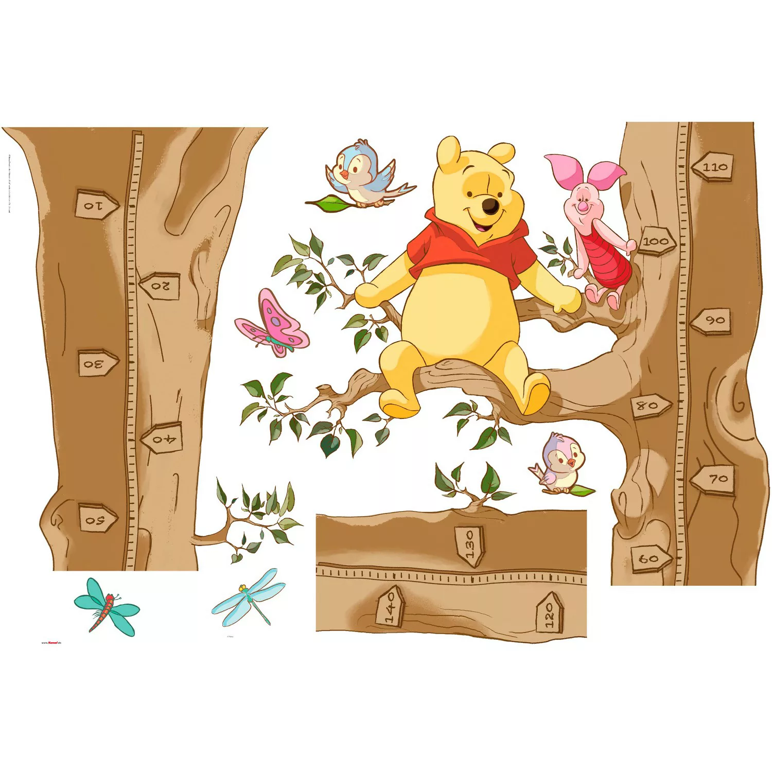 Komar Wandtattoo "Winnie The Pooh Size", (8 St.) günstig online kaufen
