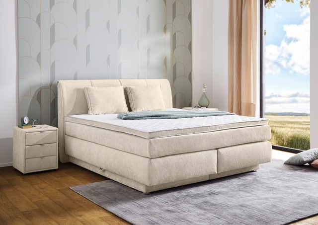 Jockenhöfer Gruppe Boxspringbett »Caren, Breite 180cm, mit großem Bettkaste günstig online kaufen