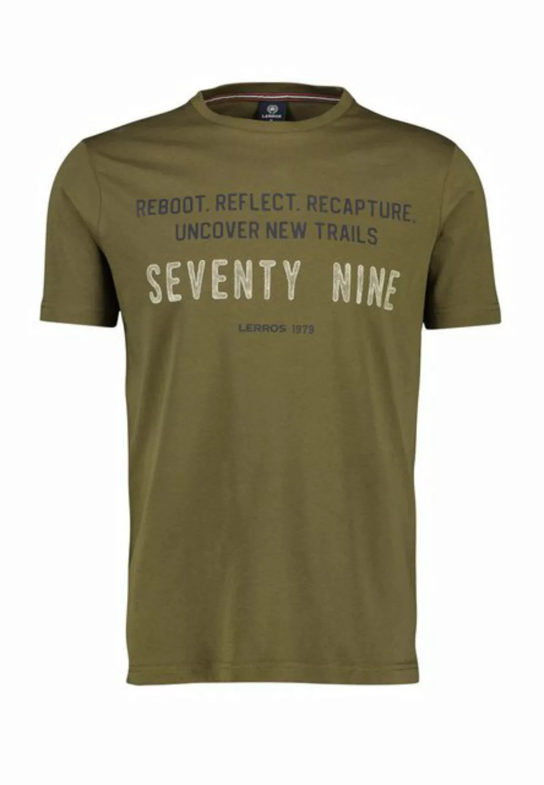 LERROS T-Shirt "LERROS T-Shirt mit Brustprint *Seventy Nine*" günstig online kaufen