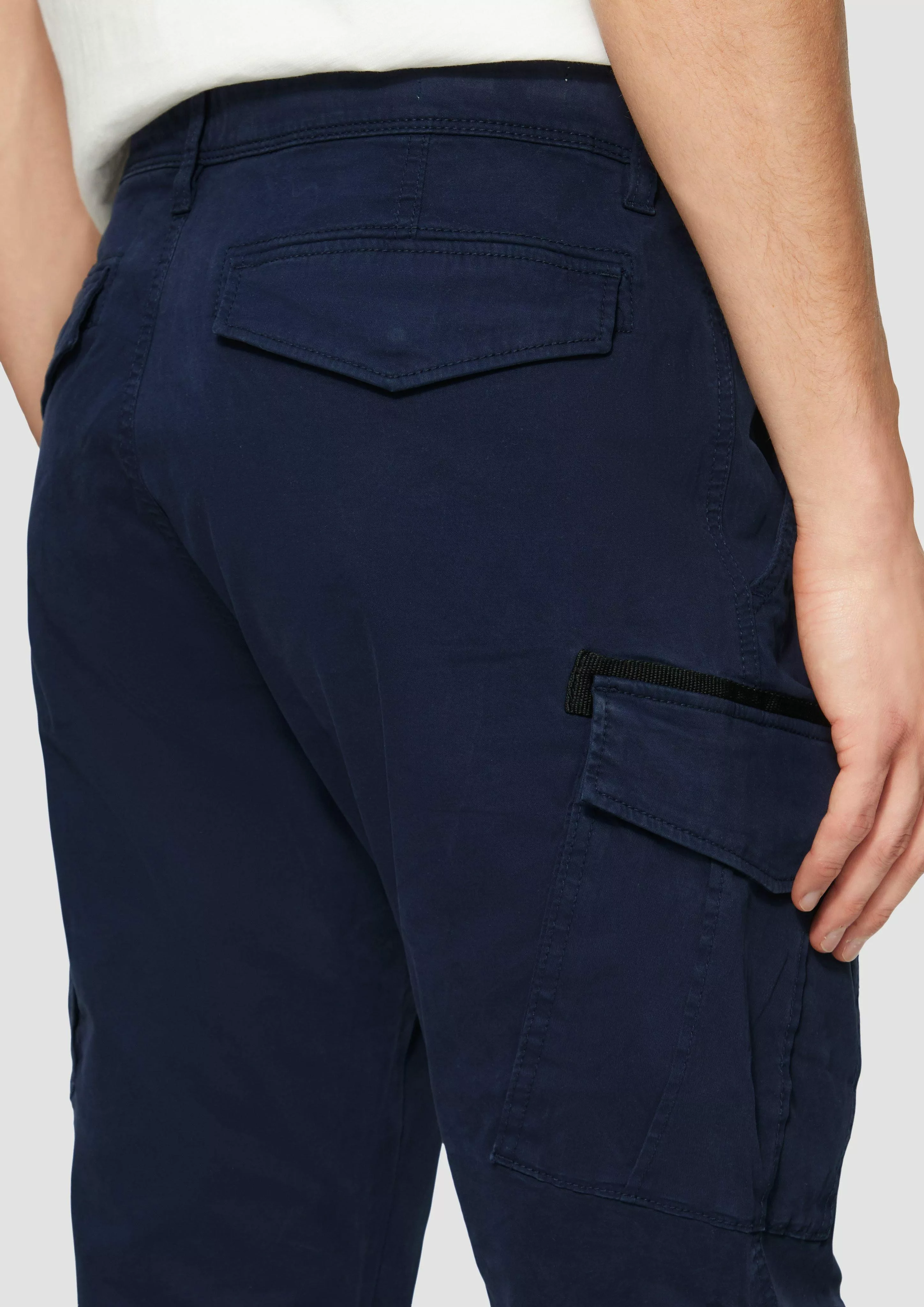 s.Oliver Stoffhose Cargohose mit Garment Dye günstig online kaufen