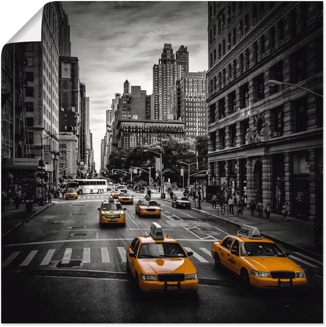 Artland Wandbild "New York City Verkehr 5th Avenue", Amerika, (1 St.), als günstig online kaufen