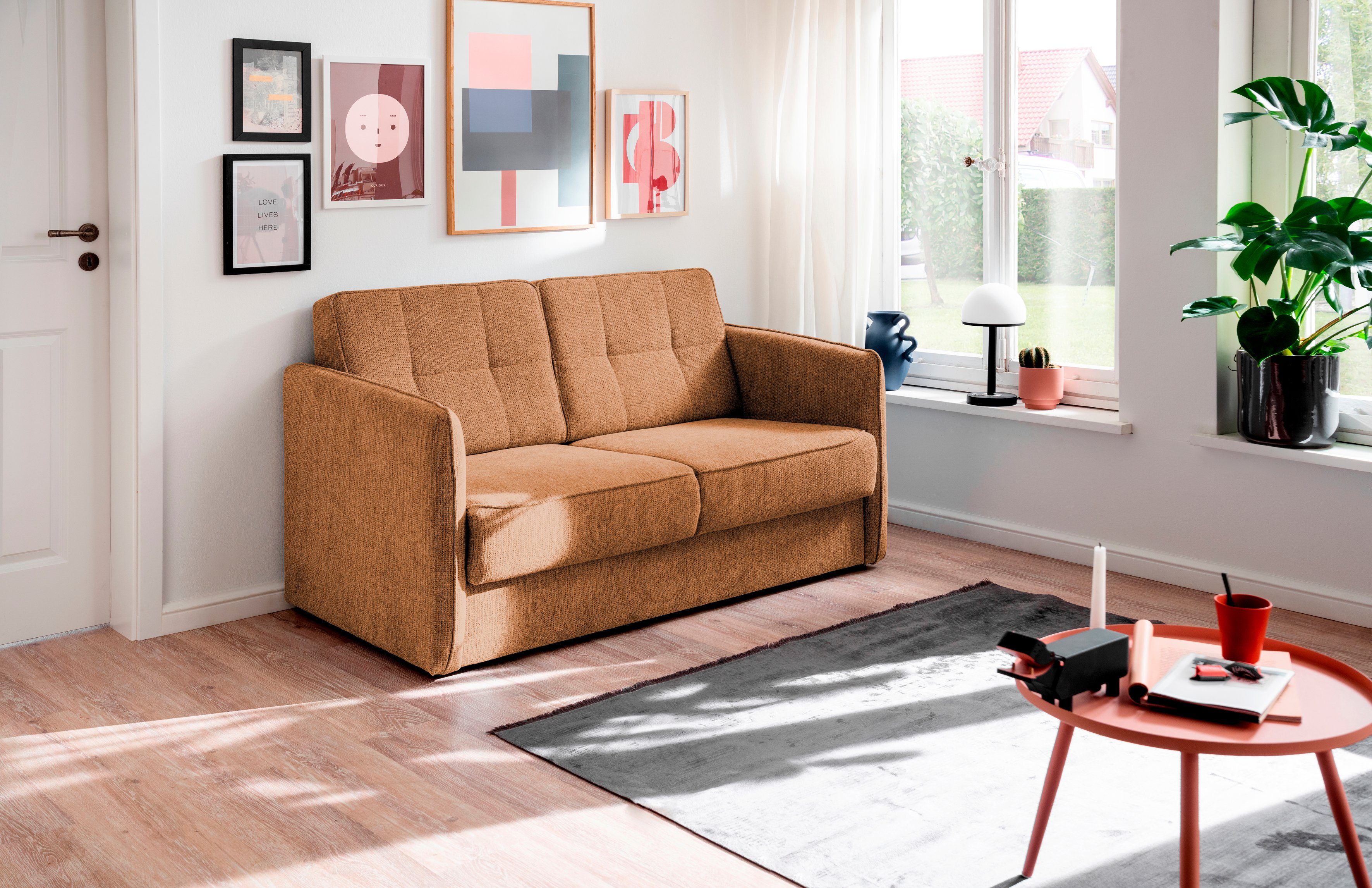 INOSIGN Schlafsofa "Milano", zwei einzeln ausziehbare Liegefunktionen günstig online kaufen
