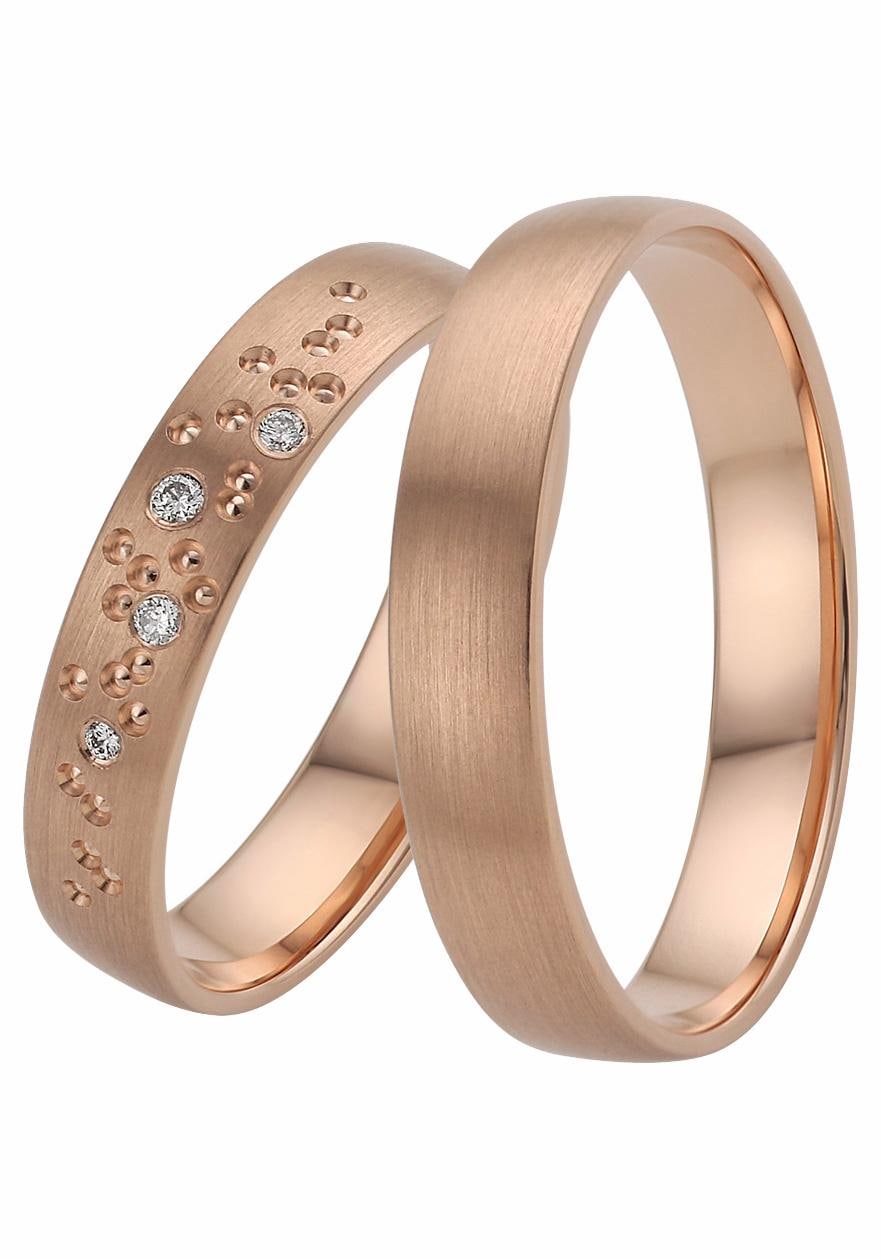 Firetti Trauring "Schmuck Geschenk Gold 375 Hochzeit Ehering "LIEBE" Sterne günstig online kaufen