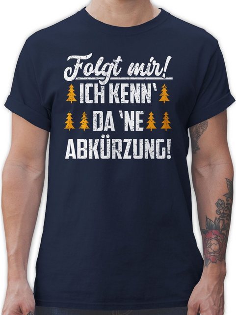 Shirtracer T-Shirt Folgt mir! Ich kenn' da 'ne Abkürzung! Sport Zubehör günstig online kaufen