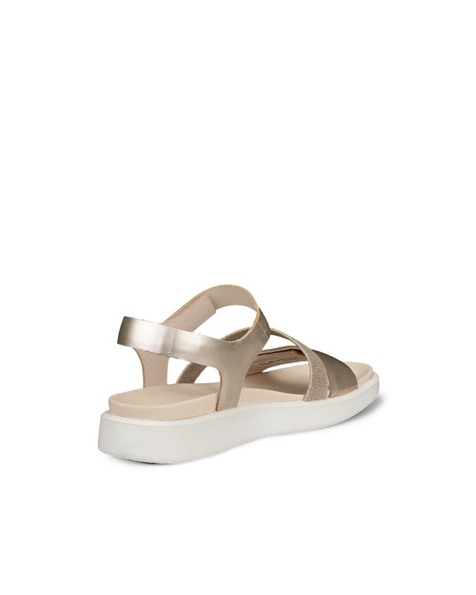 Ecco Plateausandale "ECCO FLOWT W", Sommerschuh, Klettschuh, Urlaubsandale, günstig online kaufen