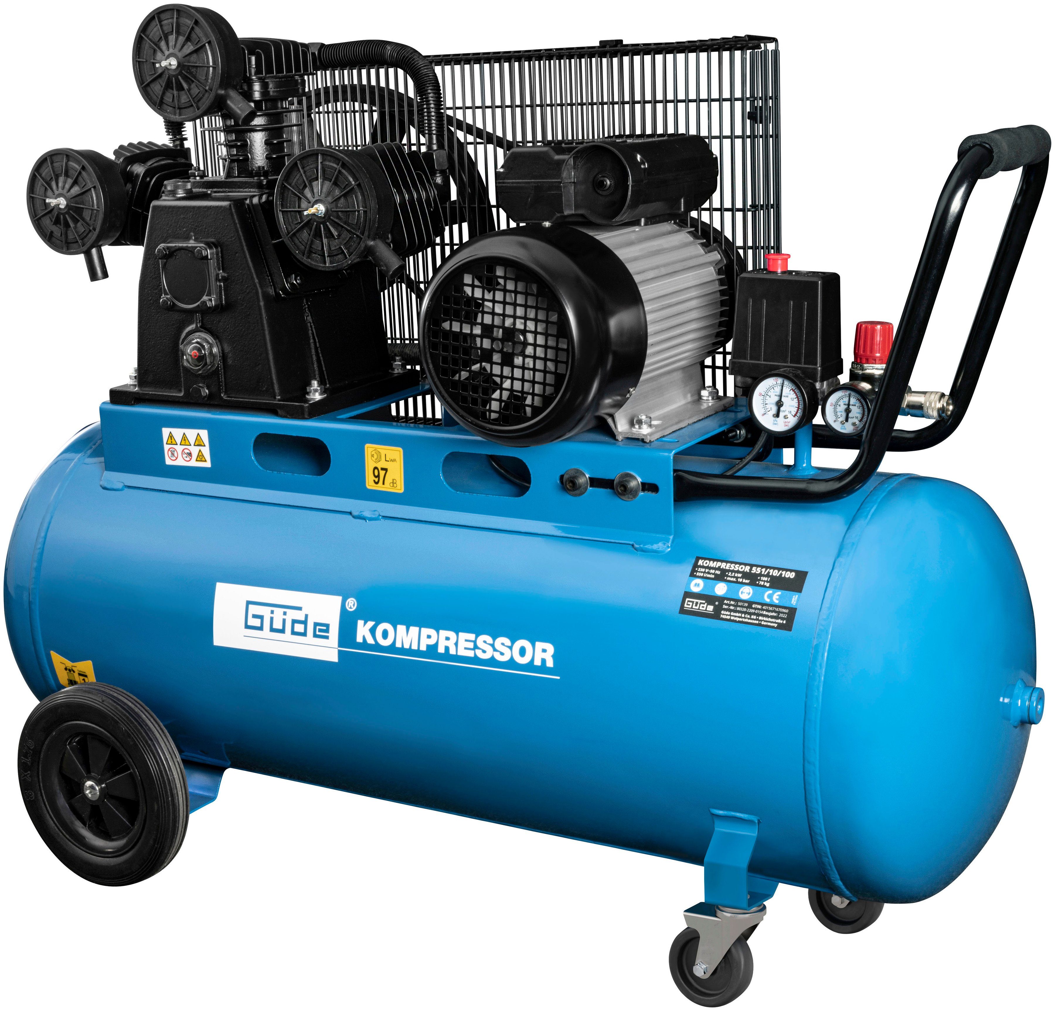 Güde Kompressor »551/10/100«, 550 W, max. günstig online kaufen