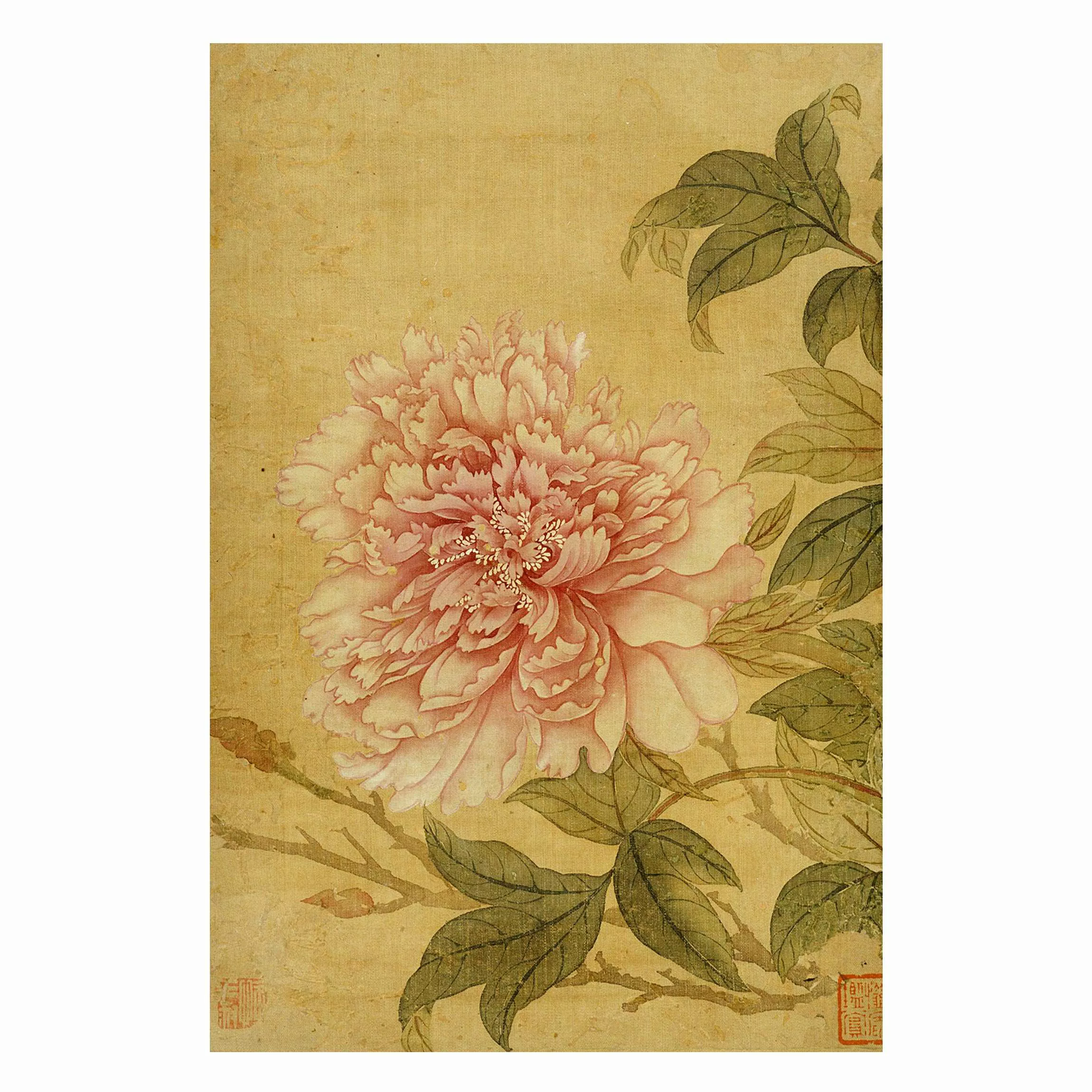 Magnettafel Kunstdruck - Hochformat 2:3 Yun Shouping - Chrysantheme günstig online kaufen