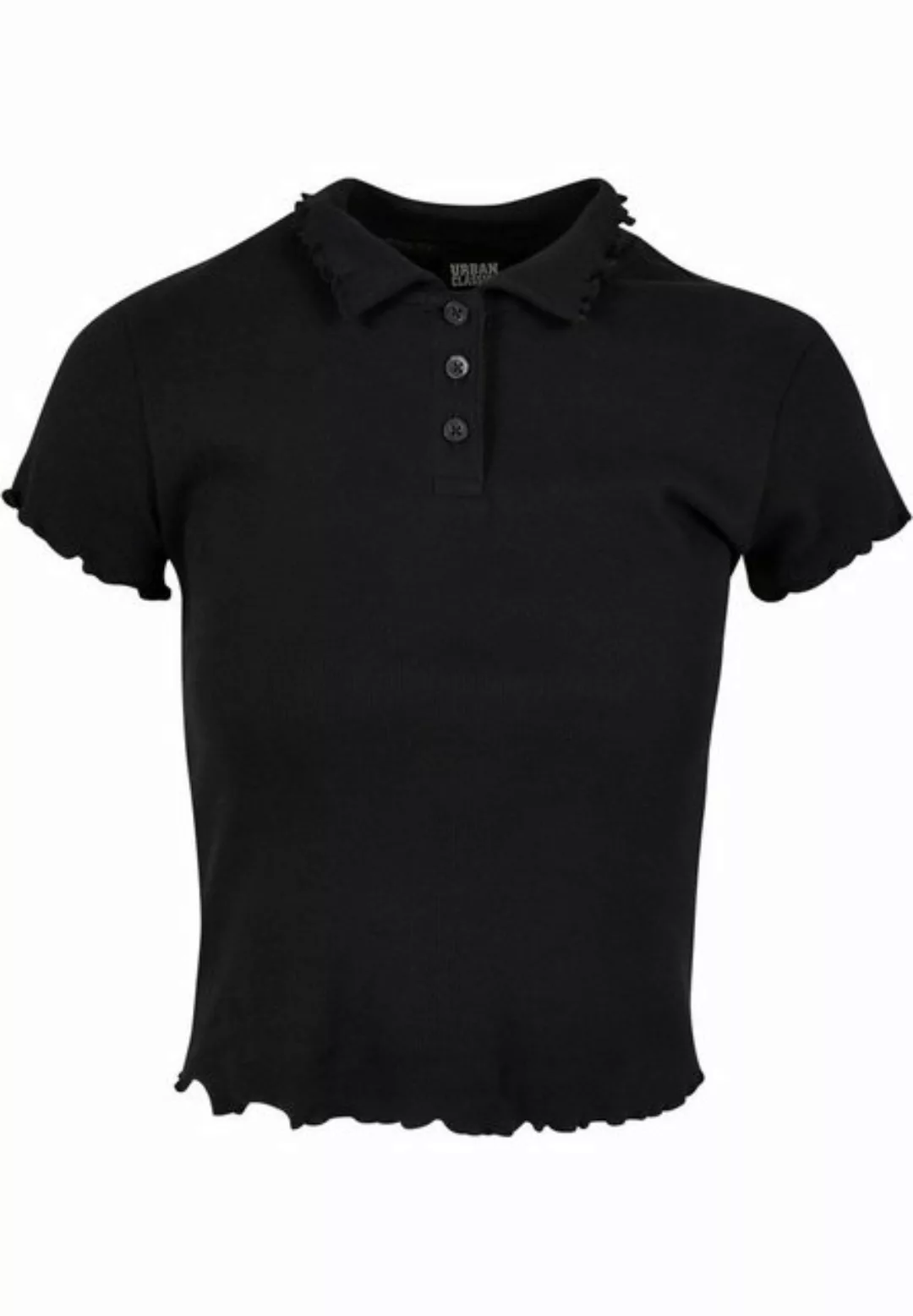 URBAN CLASSICS T-Shirt Urban Classics Damen Ladies Rib Polo Tee (1-tlg) günstig online kaufen