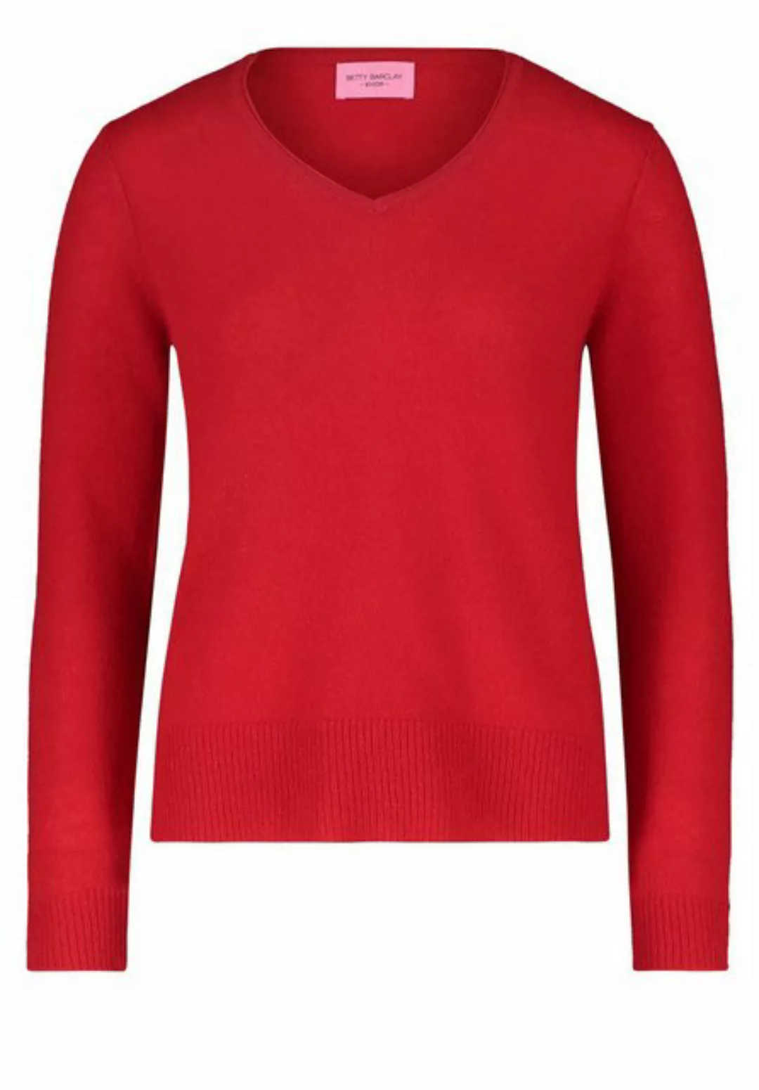 Betty Barclay Strickpullover Strickpullover Kurz 1/1 Arm, Red Scarlet günstig online kaufen