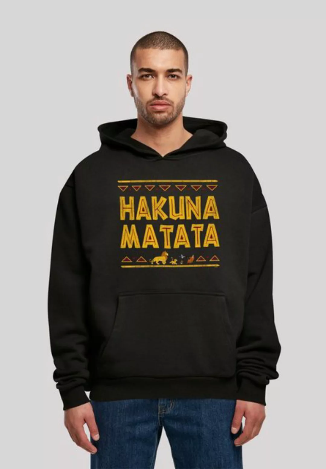 F4NT4STIC Kapuzenpullover König der Löwen Hakuna Matata Herren,Premium Merc günstig online kaufen