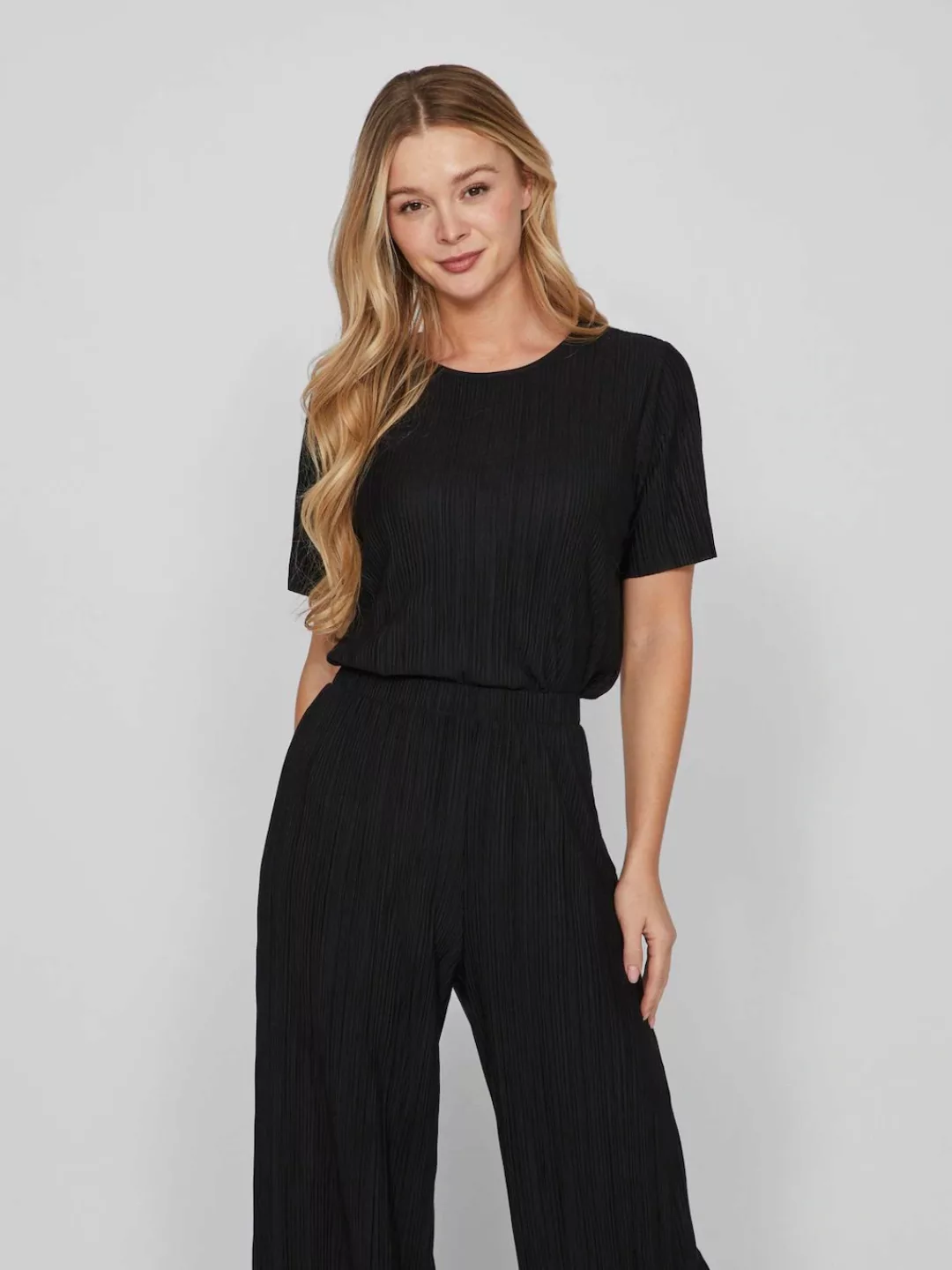 Vila Kurzarmshirt "VIPLISA O-NECK S/S TOP - NOOS" günstig online kaufen