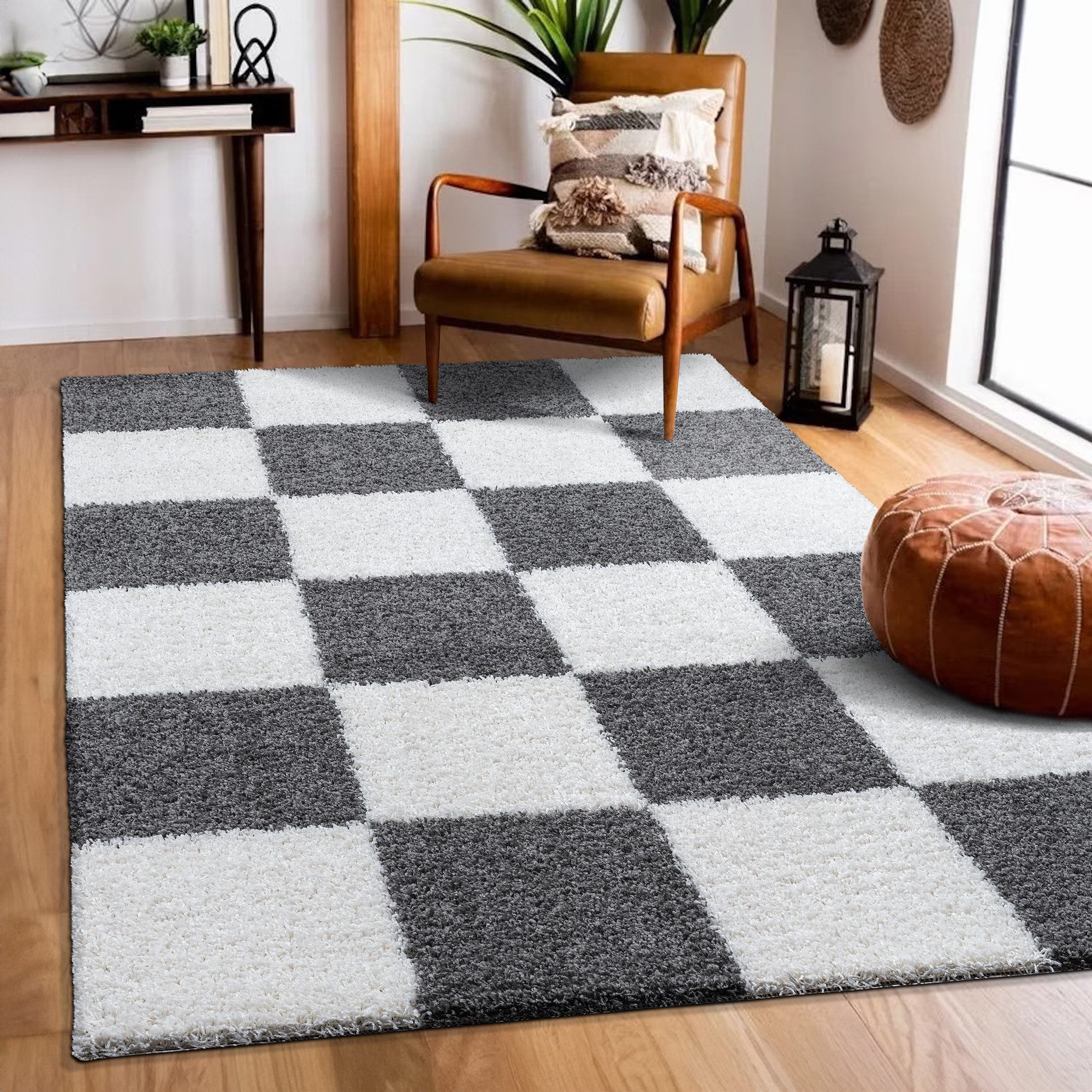 Sanat Hochflor-Teppich »Milano 1254«, rechteckig, 30 mm Höhe, Hochflor, Woh günstig online kaufen