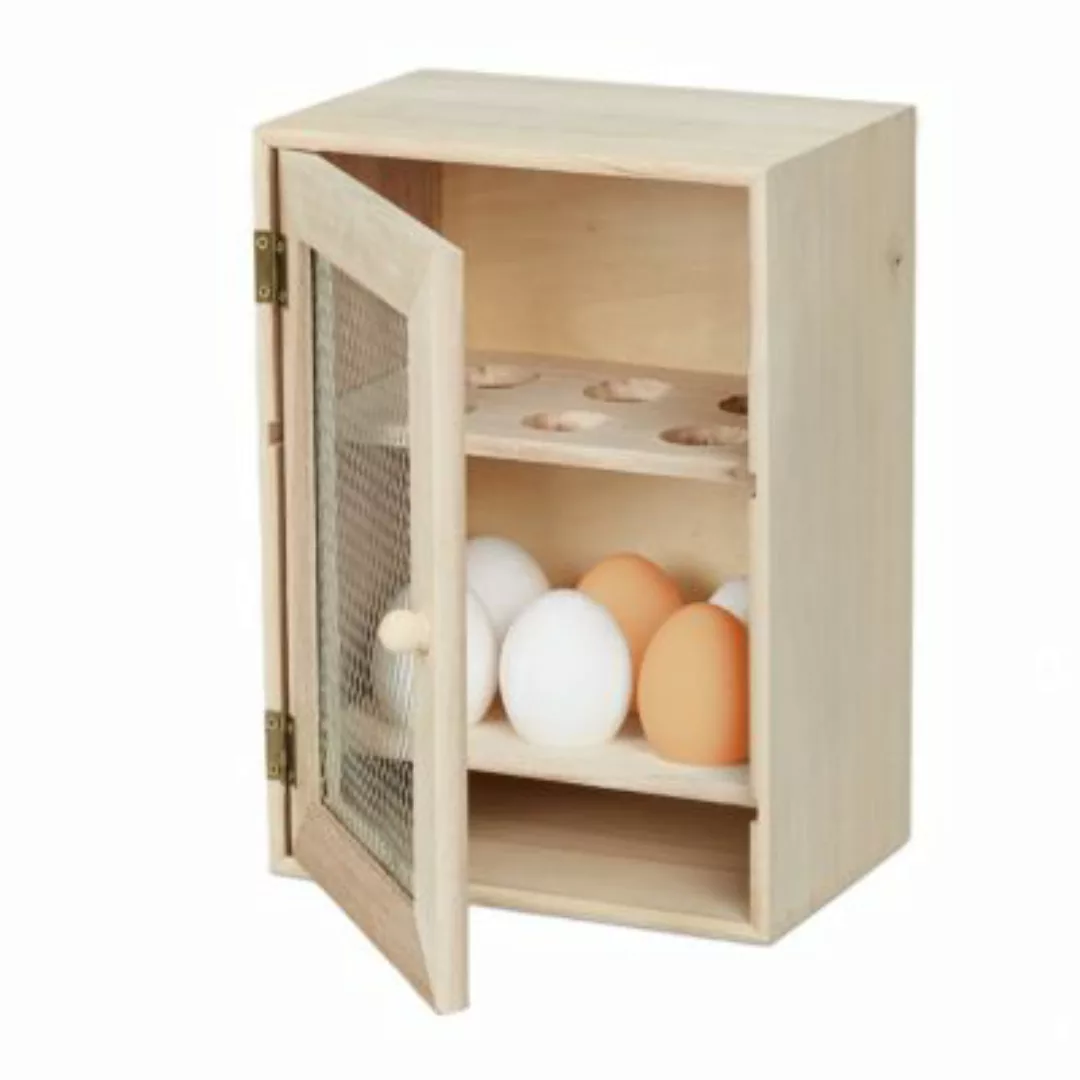relaxdays Holz Eierschrank weiß günstig online kaufen