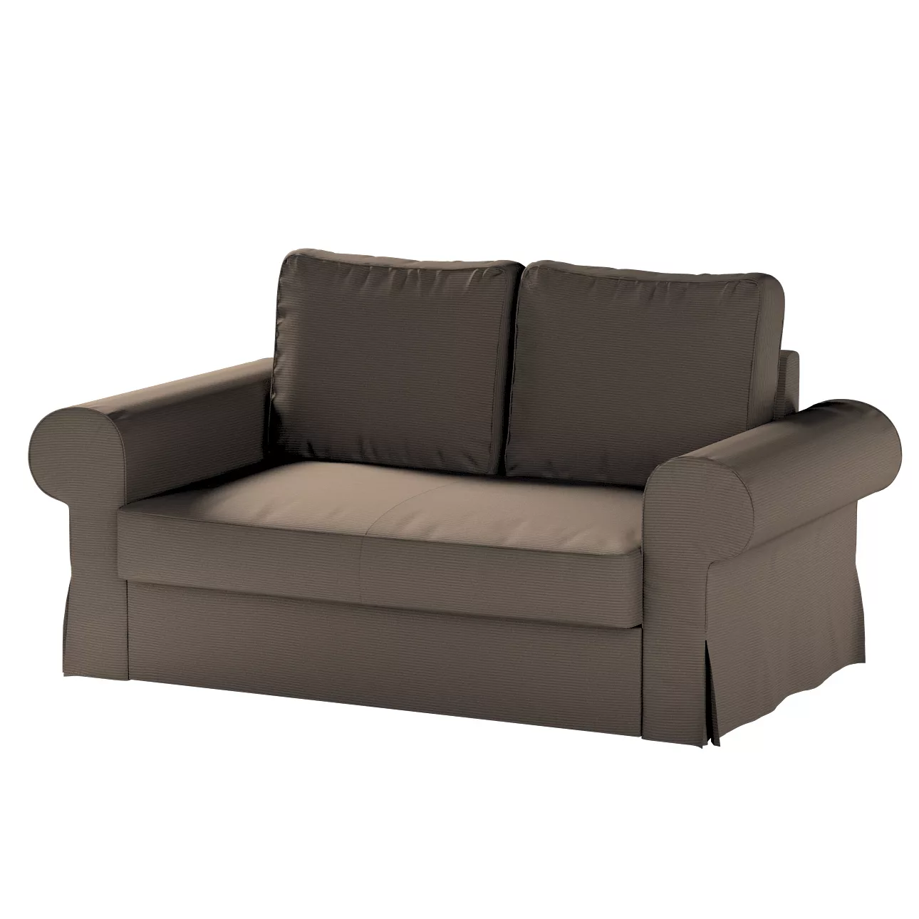 Bezug für Backabro 2-Sitzer Sofa ausklappbar, braun, Bezug für Backabro 2-S günstig online kaufen