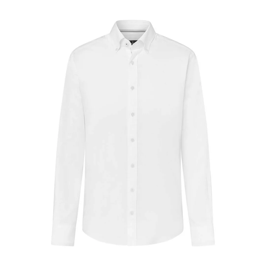 Hackett Oxford Engineered Stripe Langarm Hemd 2XL White günstig online kaufen