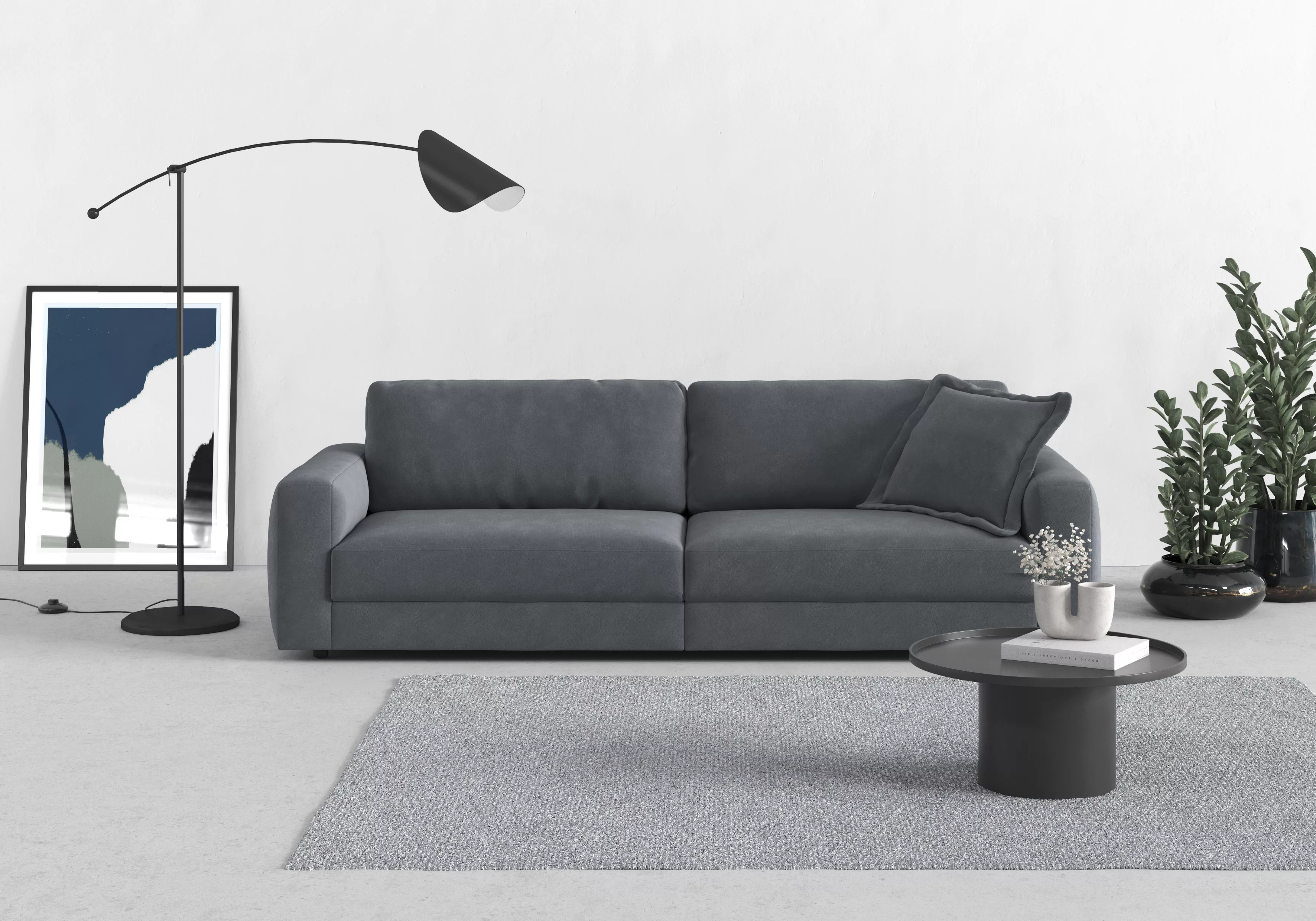 TRENDMANUFAKTUR Big-Sofa »Bourbon«, (2 St.), extra tiefe Sitzfläche, wahlwe günstig online kaufen