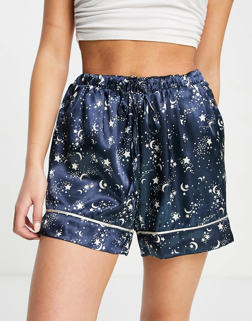 Vero Moda – Mix & Match – Shorts mit kosmischem Muster-Mehrfarbig günstig online kaufen