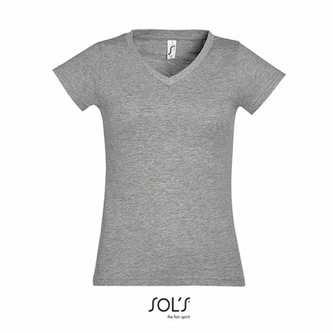 SOLS V-Shirt Ladies V-Neck Moon Damen T-Shirt günstig online kaufen