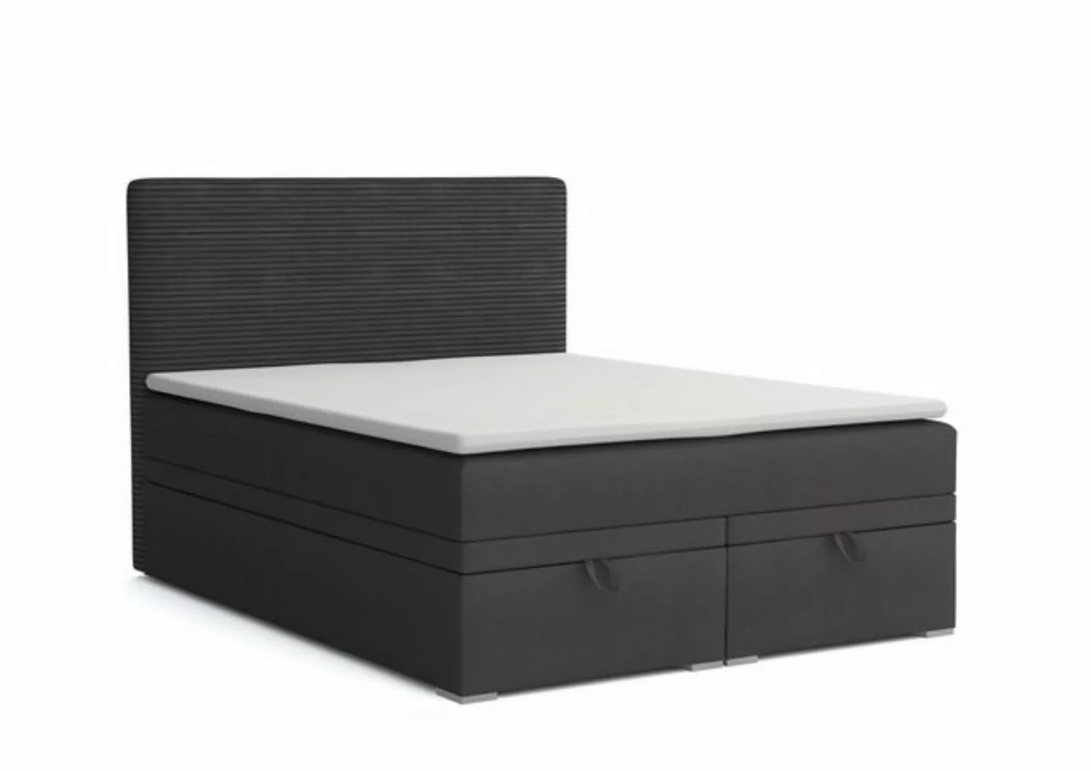 Deine Möbel 24 Boxspringbett DARO Polsterbett Komplettbett Bett mit einer M günstig online kaufen