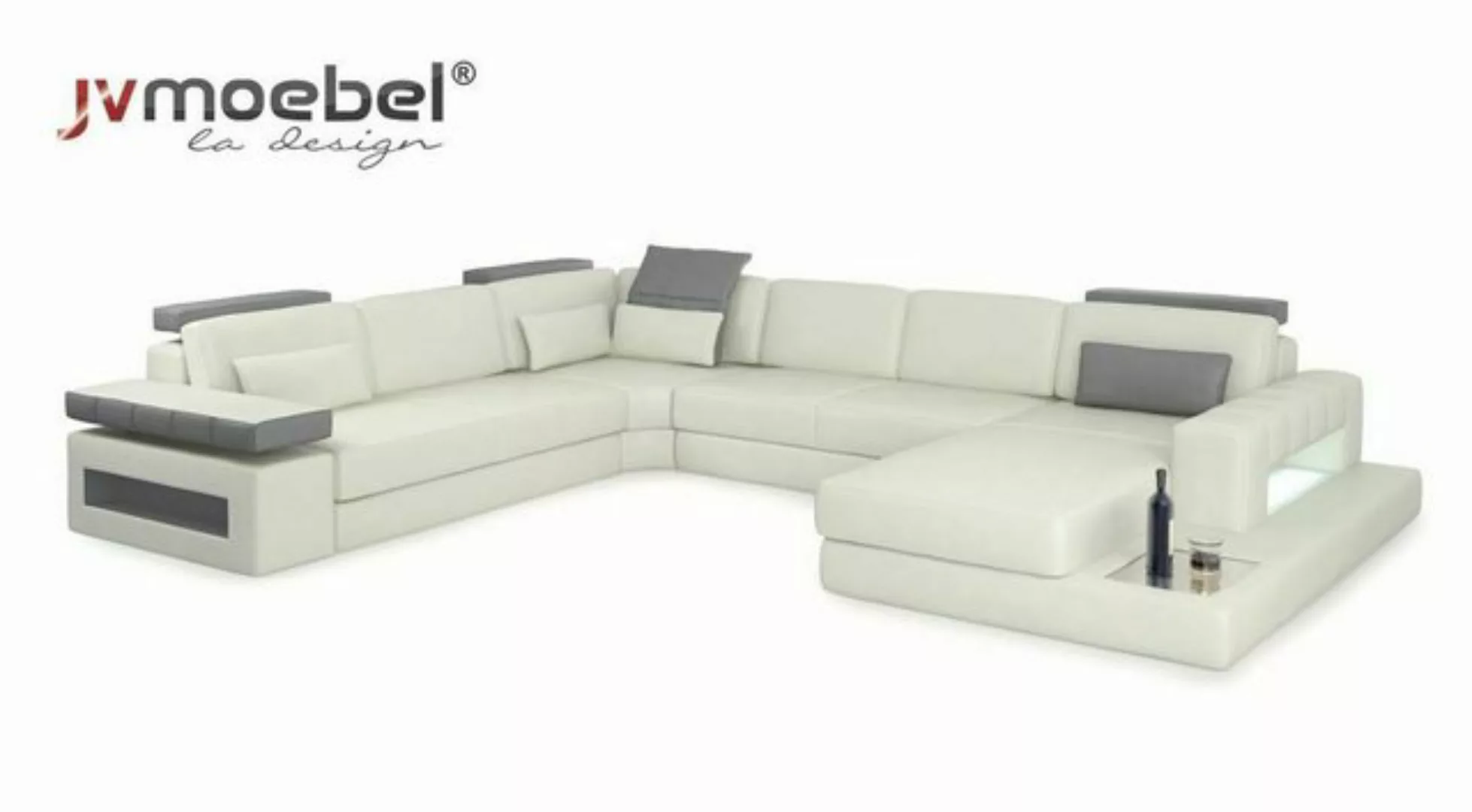 JVmoebel Ecksofa Designer Wohnlandschaft Sofa Couch Ecksofa Polster Wohnlan günstig online kaufen