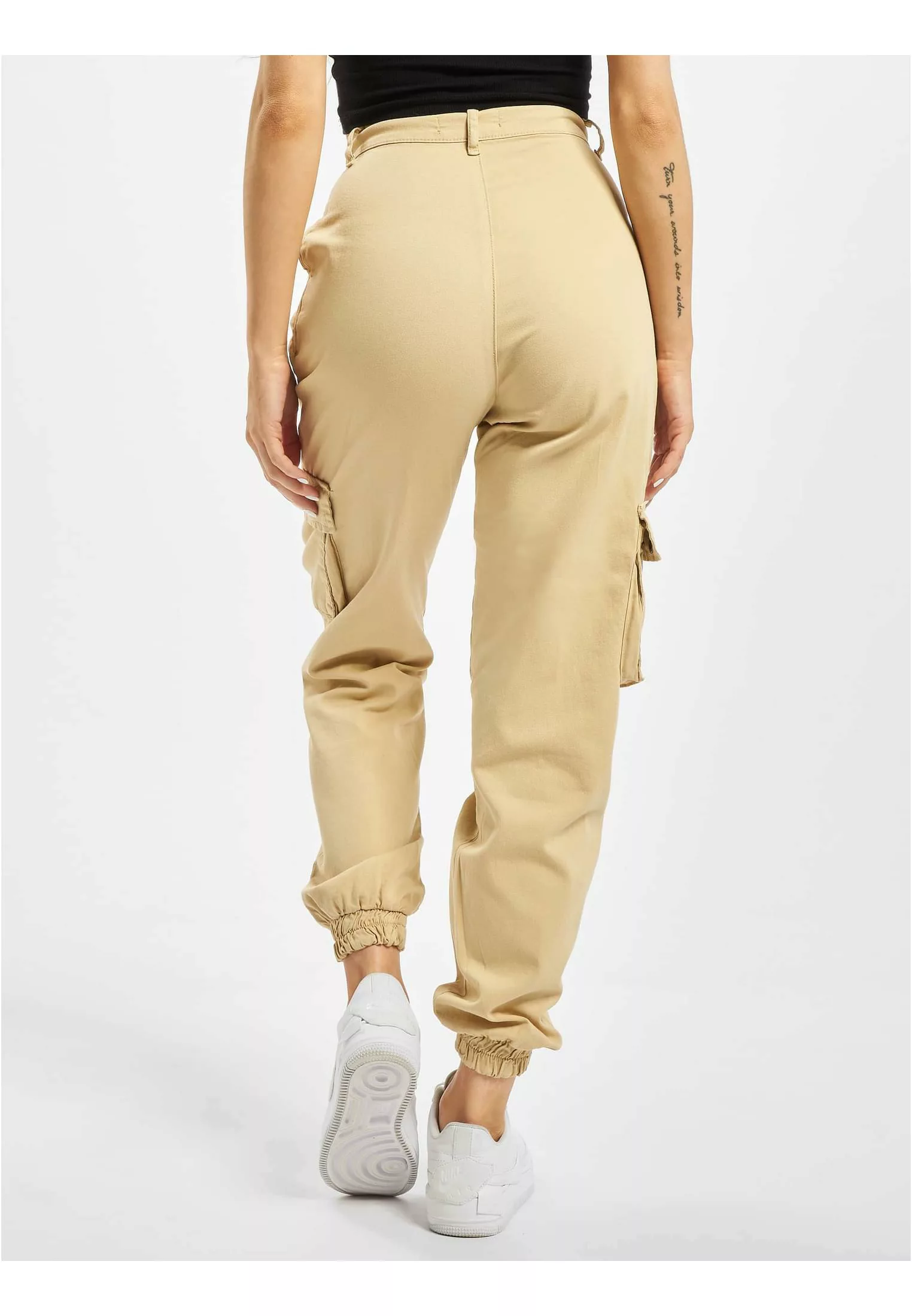 DEF Stoffhose "DEF Damen Aya Cargopants", (1 tlg.) günstig online kaufen