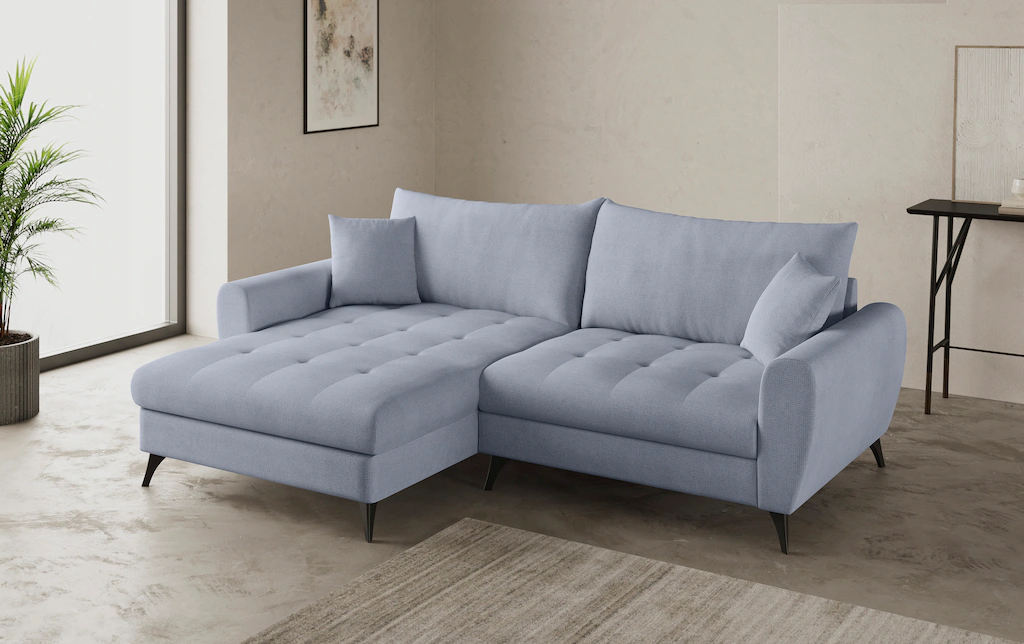 Home affaire Ecksofa "Blackburn II, L-Form", Mit Kaltschaumpolsterung bis 1 günstig online kaufen