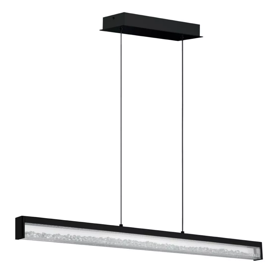 LED-Hängelampe Cardito Tunable white 100cm schwarz günstig online kaufen