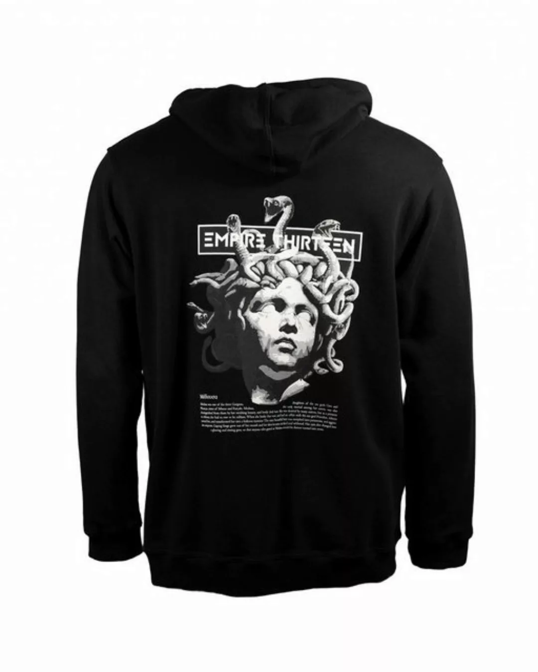 EMPIRE-THIRTEEN Hoodie EMPIRE HOODIE "MEDUSA" MEDUSA Print auf dem Rücken günstig online kaufen