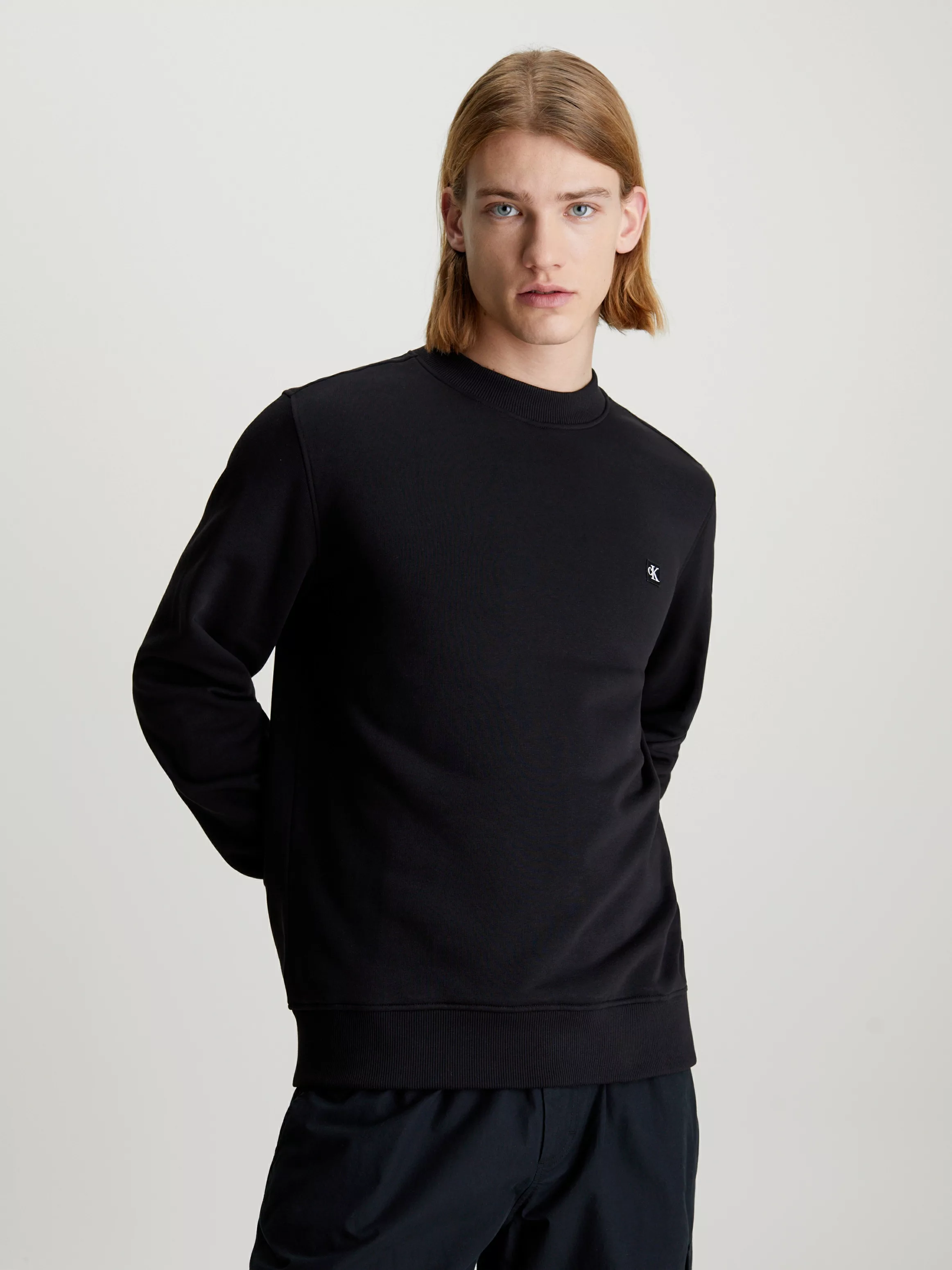 Calvin Klein Jeans Sweatshirt CK EMBRO BADGE CREW NECK günstig online kaufen