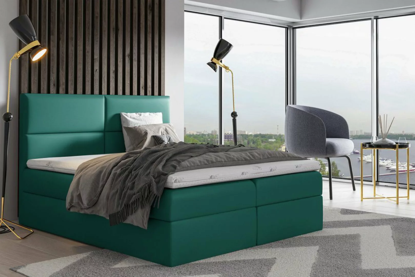 99rooms Boxspringbett Merino (Schlafzimmerbett, Bett), Design günstig online kaufen