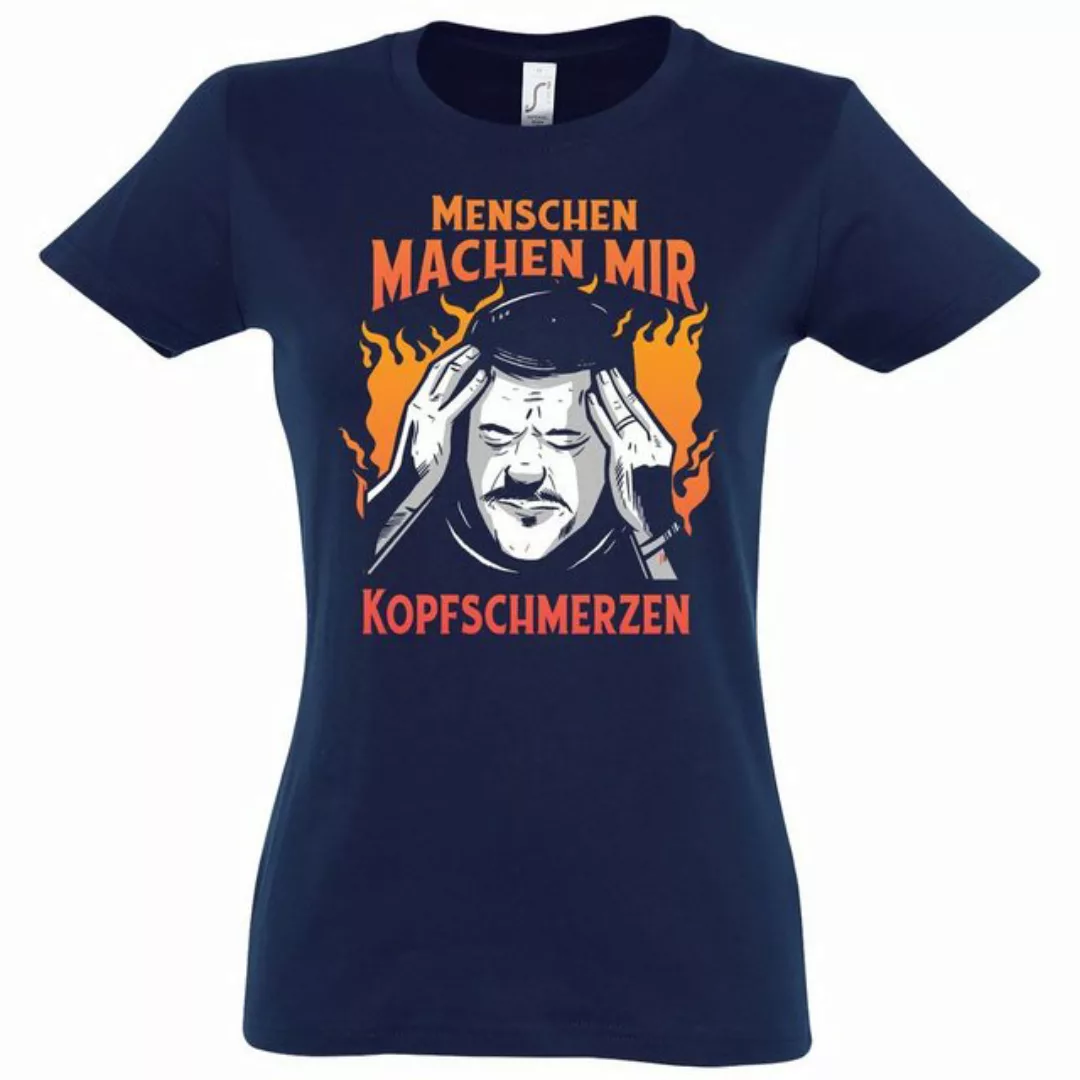 Youth Designz Print-Shirt "Menschen machen mir Kopfschmerzen" Damen T-Shirt günstig online kaufen